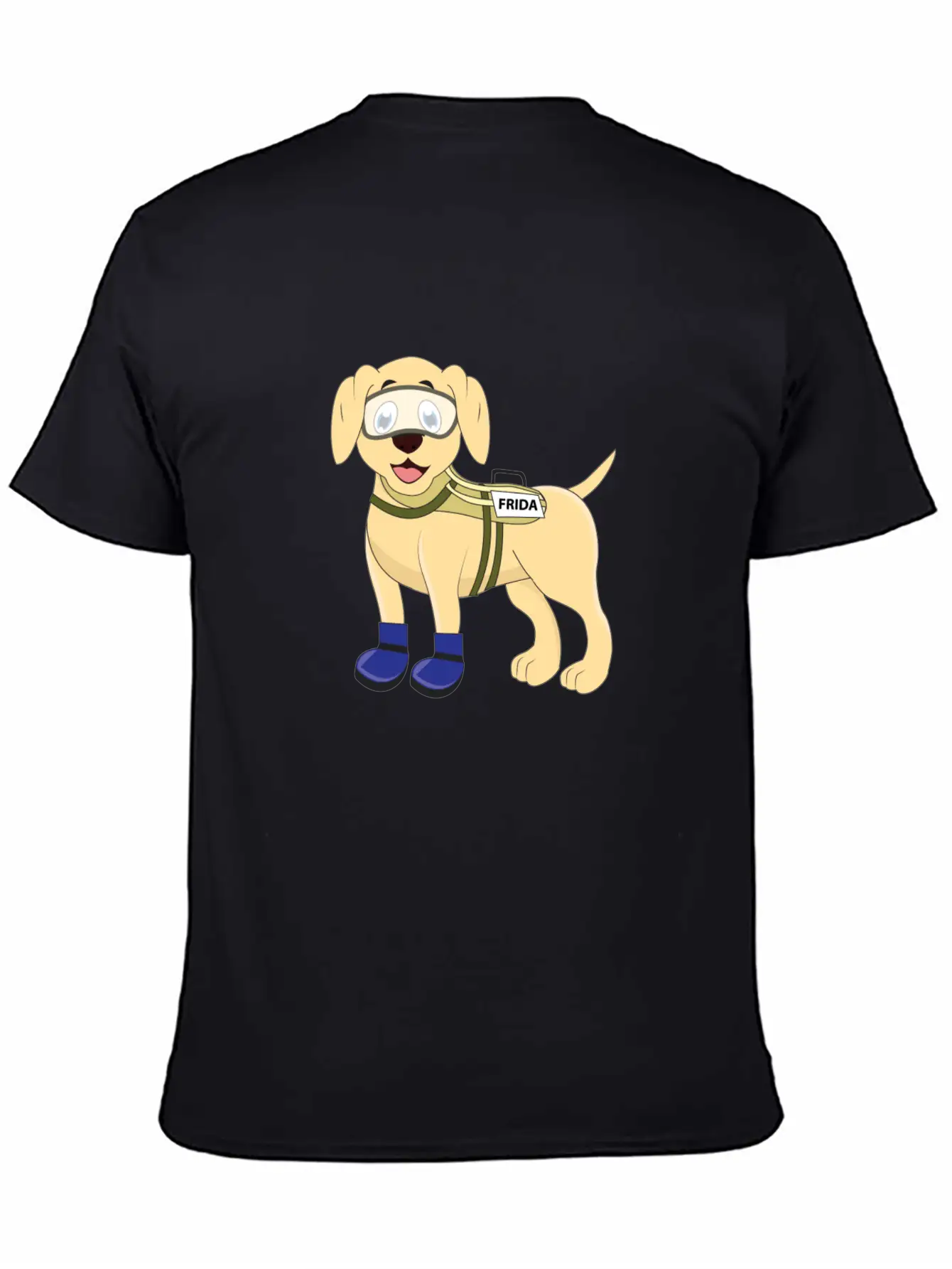 Frida The Rescue Dog Basic Graphic T-Shirt ¨C Daily Comfort In Soft Cotton