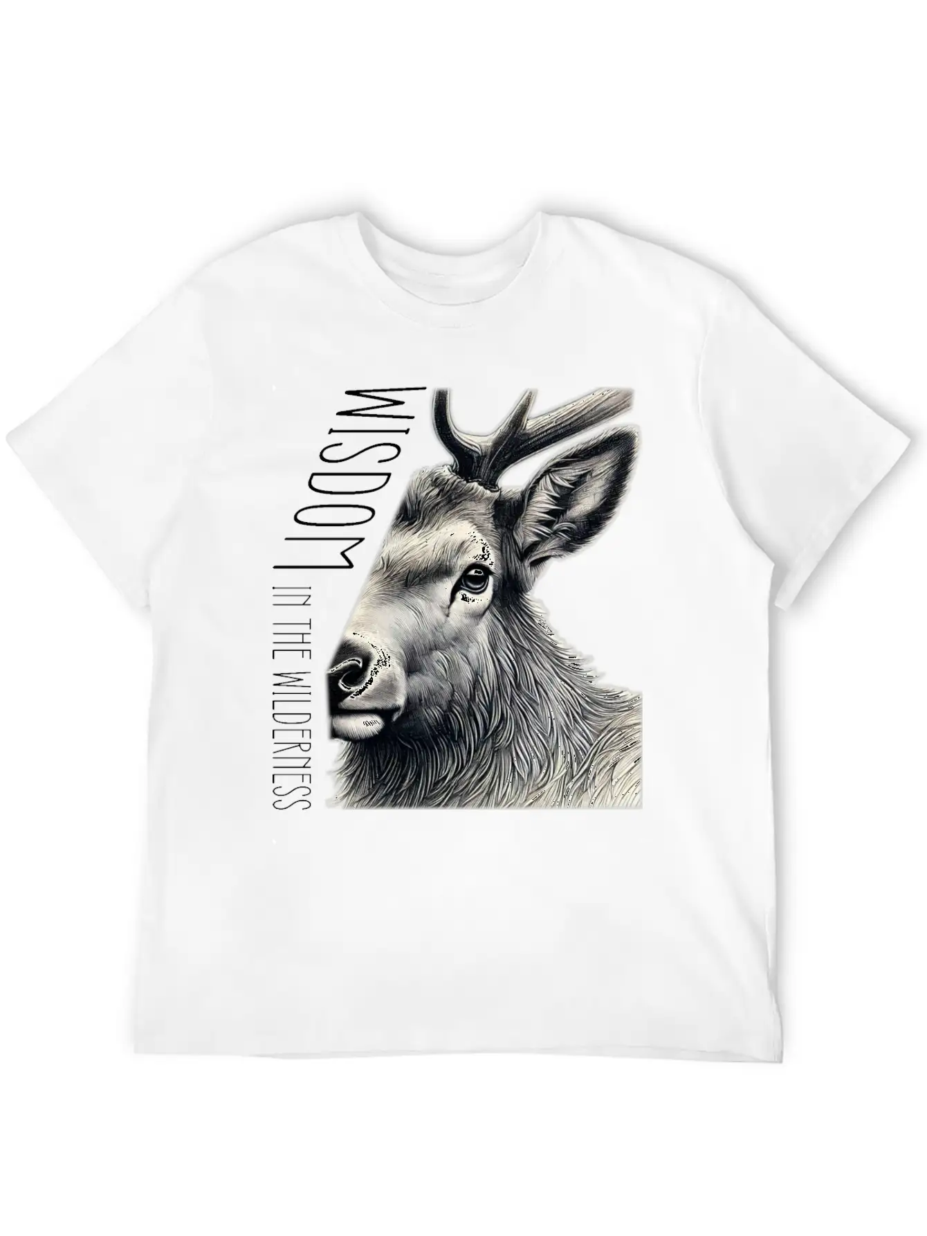 From Elk's View, Wisdom In The Wilderness. Unisex Casual T-Shirt ¨C Clean Design For Daily Comfort