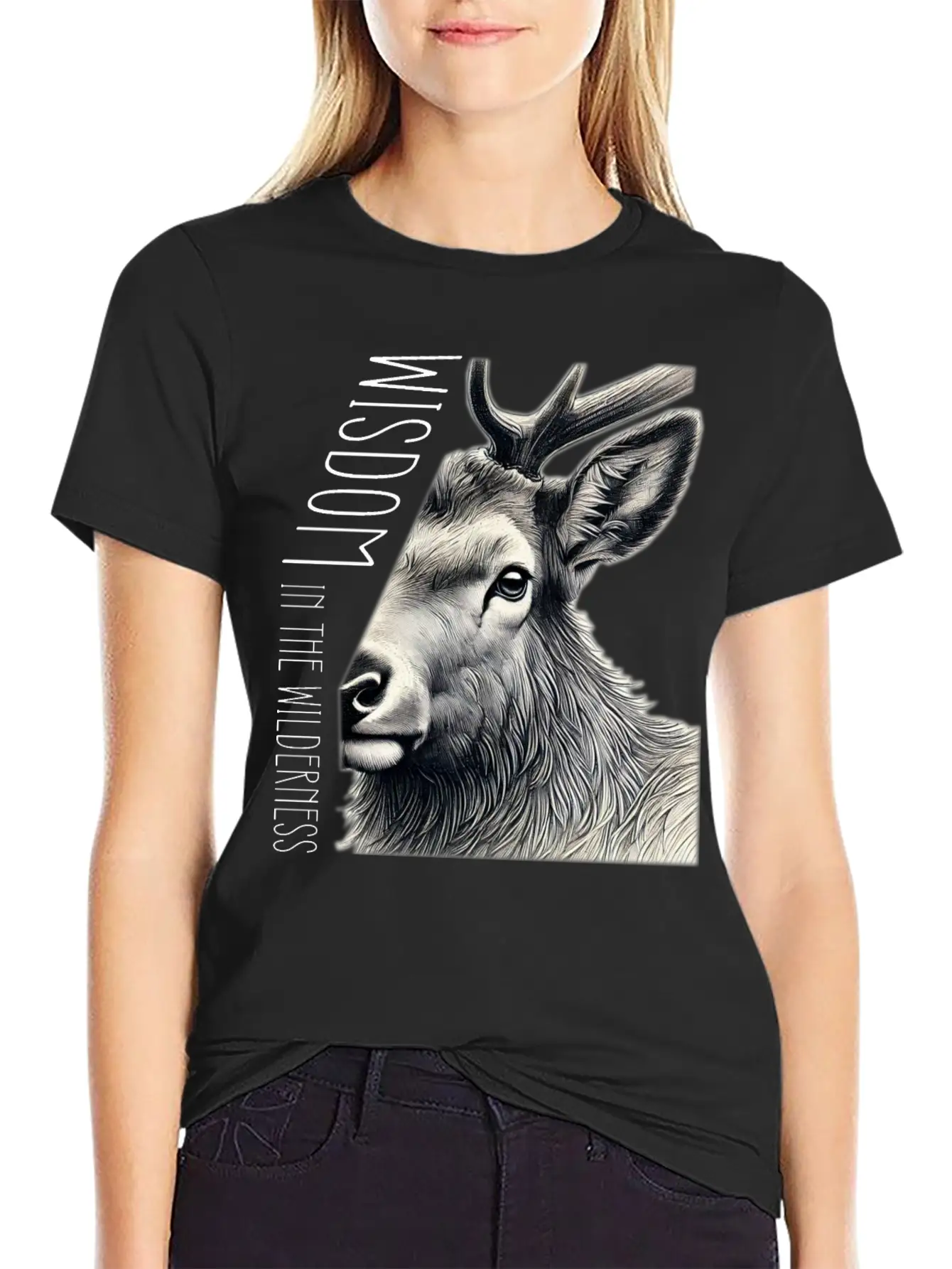 From Elk's View, Wisdom In The Wilderness. Unisex Casual T-Shirt ¨C Clean Design For Daily Comfort