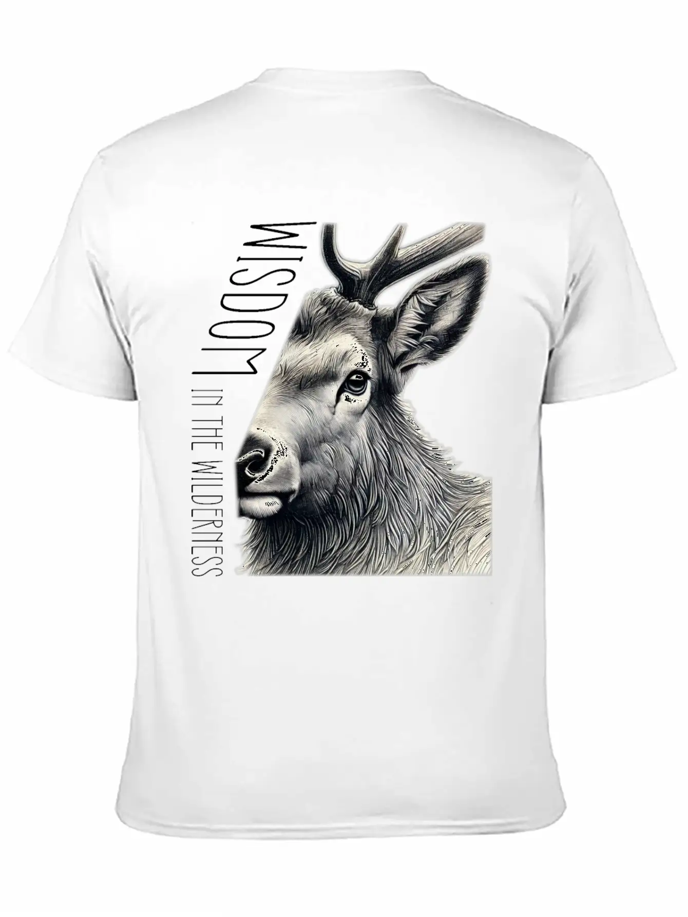 From Elk's View, Wisdom In The Wilderness. Unisex Casual T-Shirt ¨C Clean Design For Daily Comfort