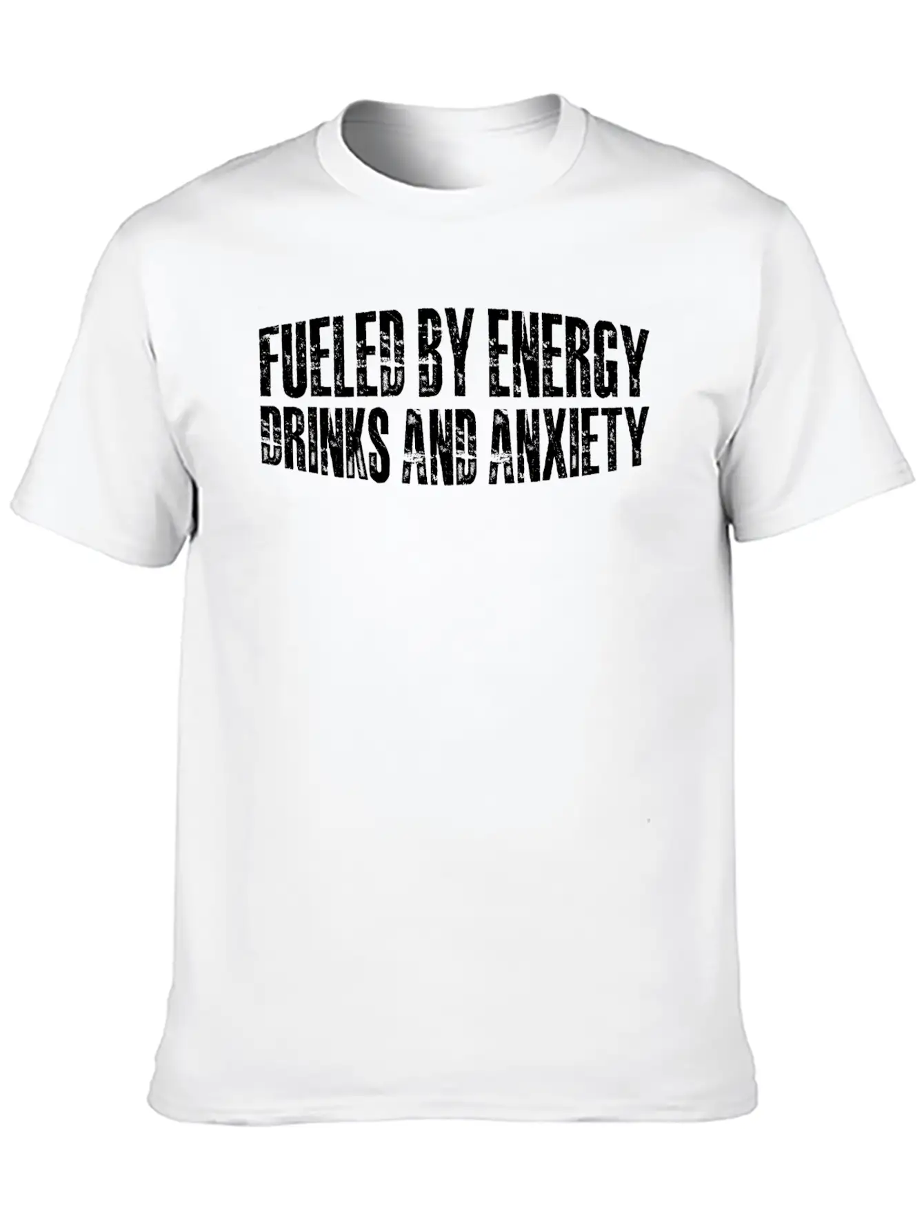 Fueled By Energy Drinks And Anxiety 8 Soft Cotton Short Sleeve Tee ¨C Unisex Wardrobe Staple