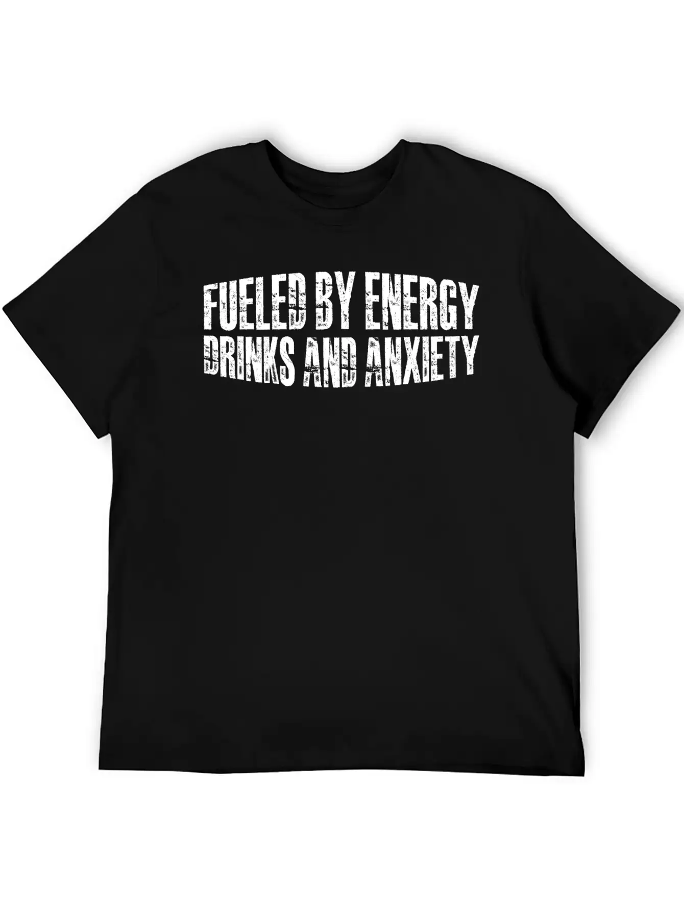 Fueled By Energy Drinks And Anxiety 8 Soft Cotton Short Sleeve Tee ¨C Unisex Wardrobe Staple