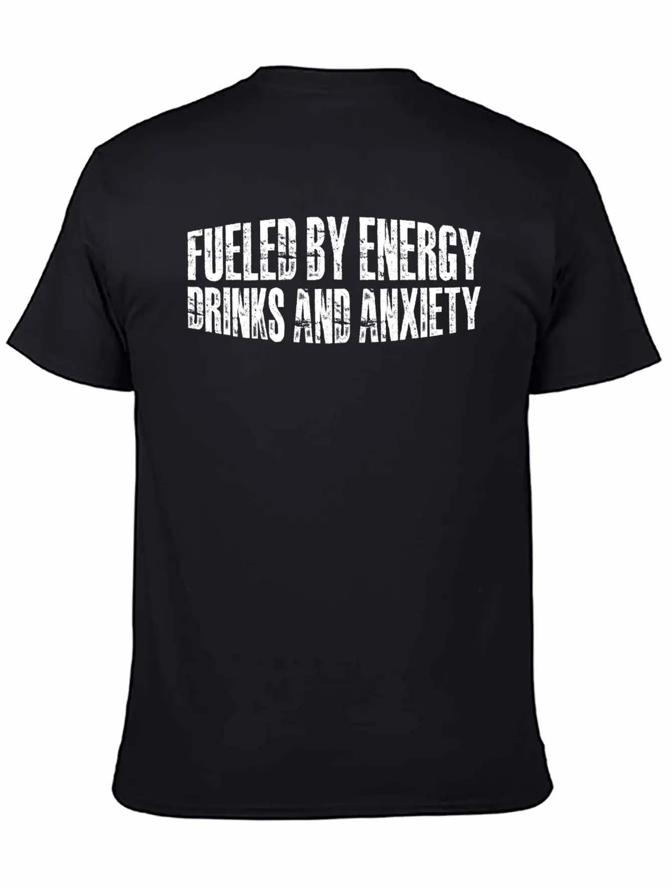 Fueled By Energy Drinks And Anxiety 8 Soft Cotton Short Sleeve Tee ¨C Unisex Wardrobe Staple
