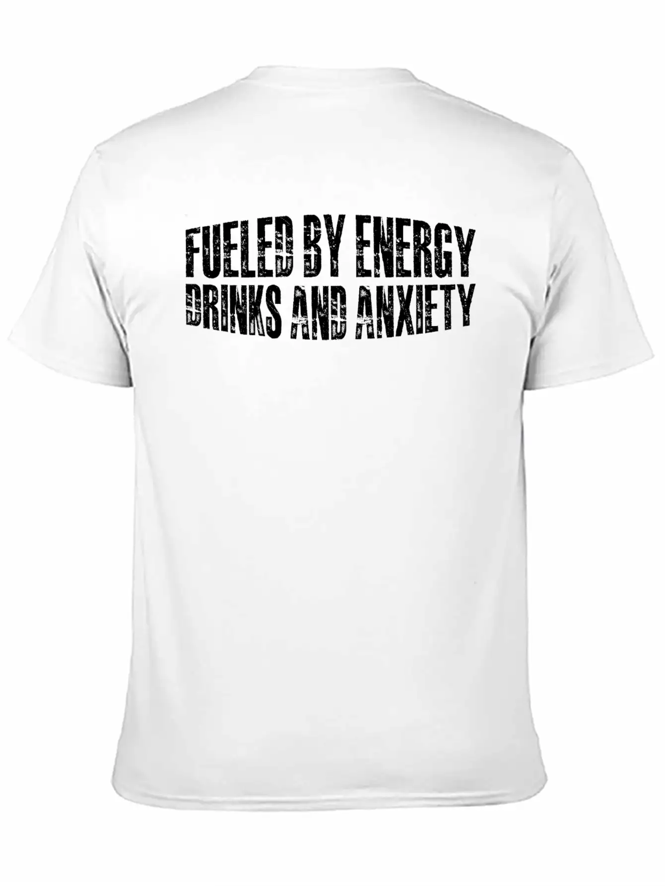 Fueled By Energy Drinks And Anxiety 8 Soft Cotton Short Sleeve Tee ¨C Unisex Wardrobe Staple
