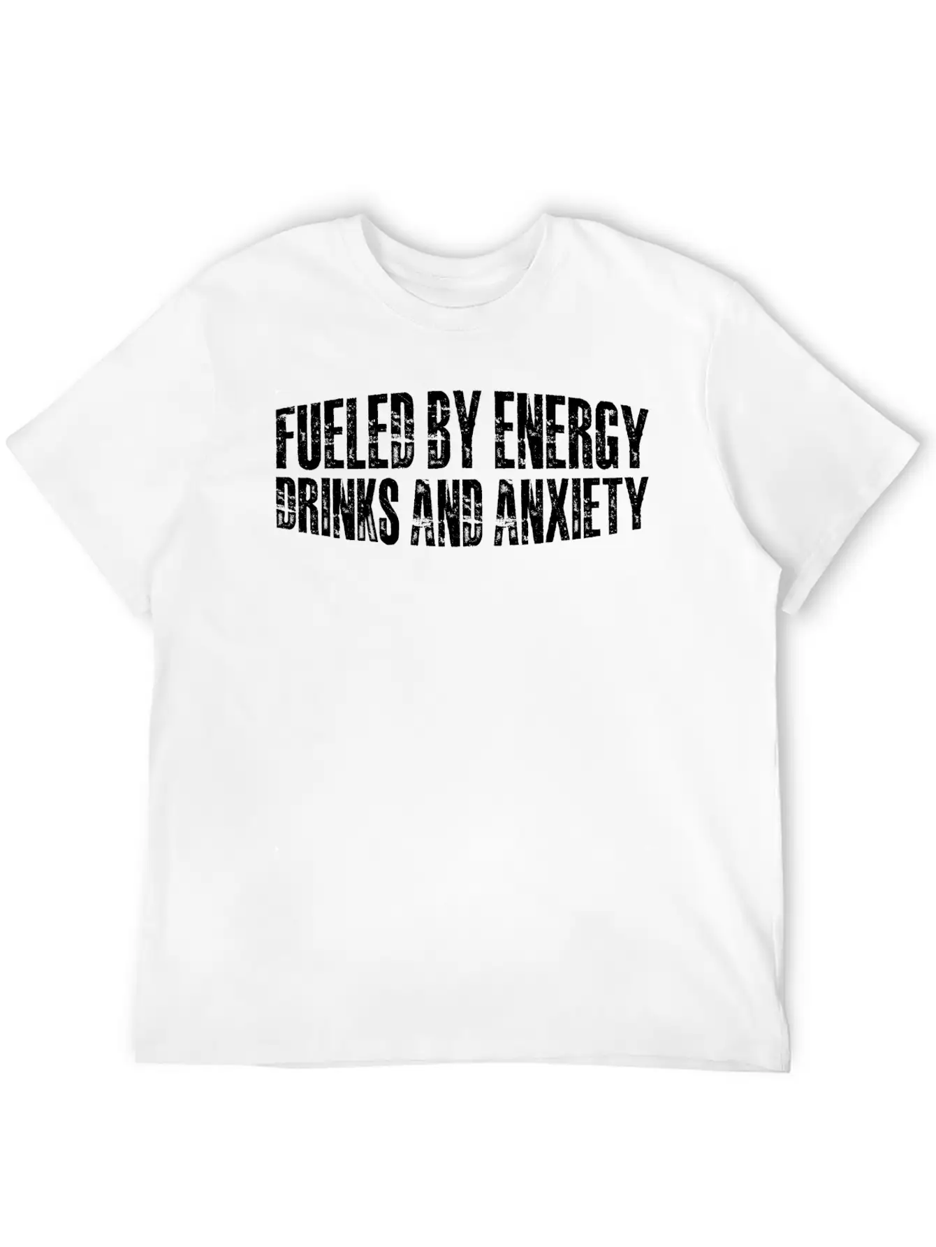 Fueled By Energy Drinks And Anxiety 8 Soft Cotton Short Sleeve Tee ¨C Unisex Wardrobe Staple