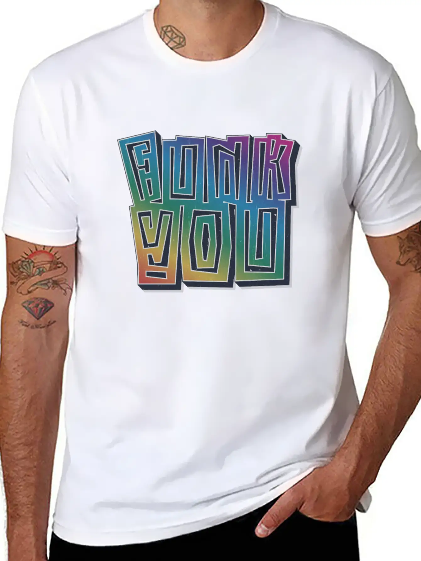Funk You Unisex Casual T-Shirt ¨C Clean Design For Daily Comfort