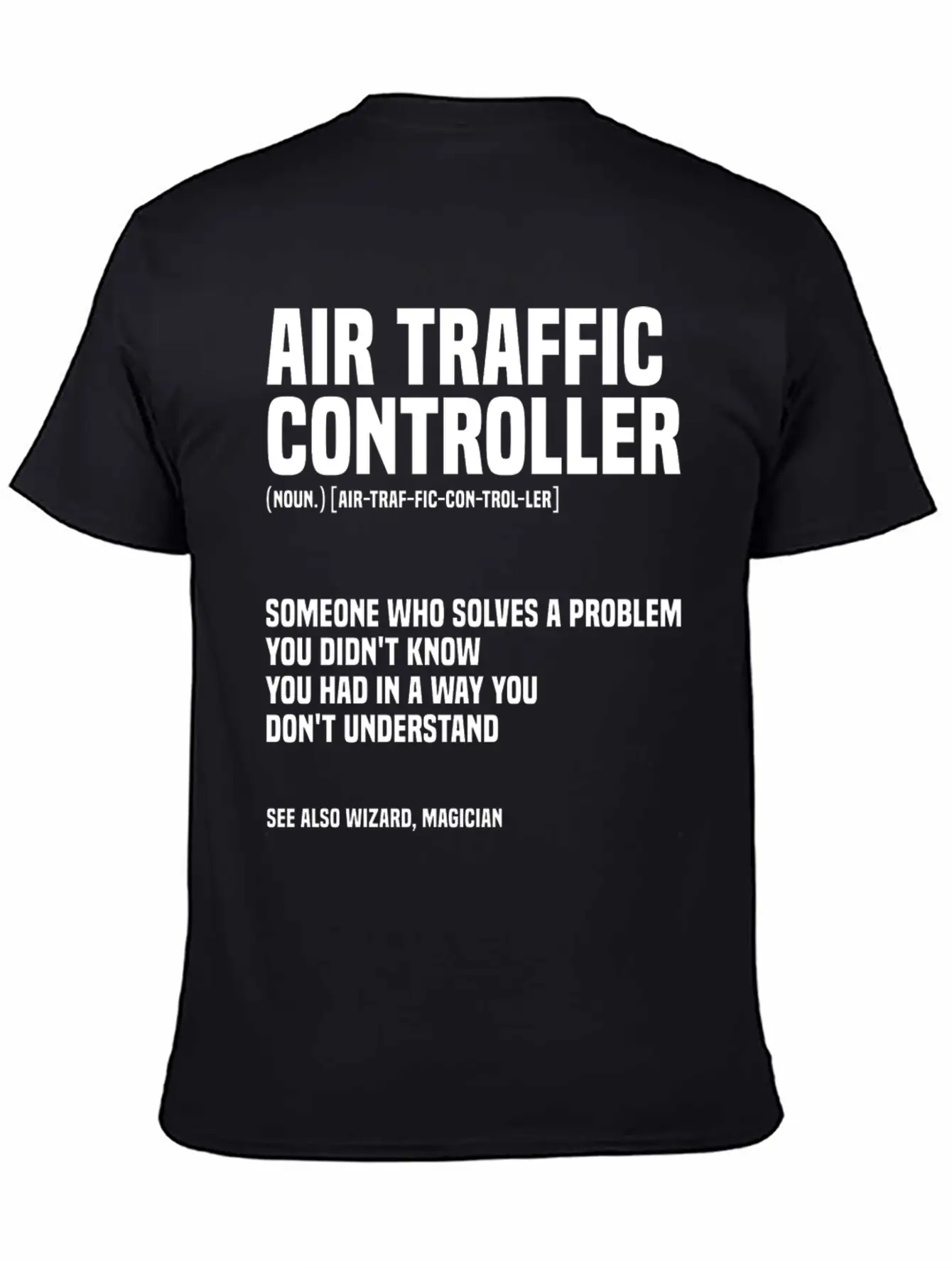 Funny Air Traffic Controller An Airplane Runway Essential Cotton Tee For Daily Outfits ¨C Unisex Style