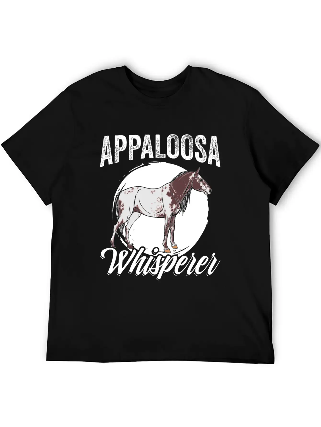 Funny Appaloosa Whisperer For An Appaloosa Horse Unisex Casual T-Shirt ¨C Clean Design For Daily Comfort
