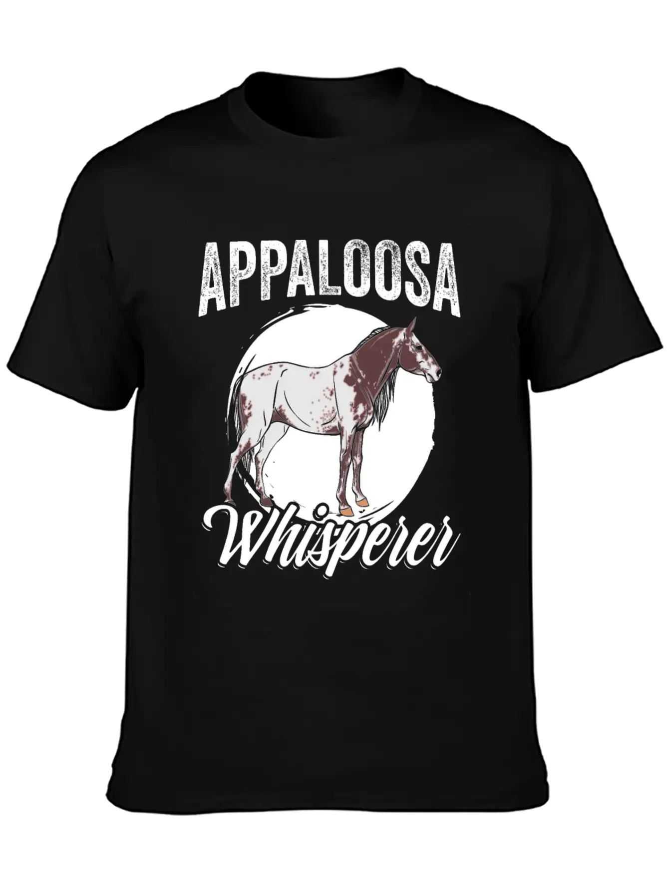 Funny Appaloosa Whisperer For An Appaloosa Horse Unisex Casual T-Shirt ¨C Clean Design For Daily Comfort