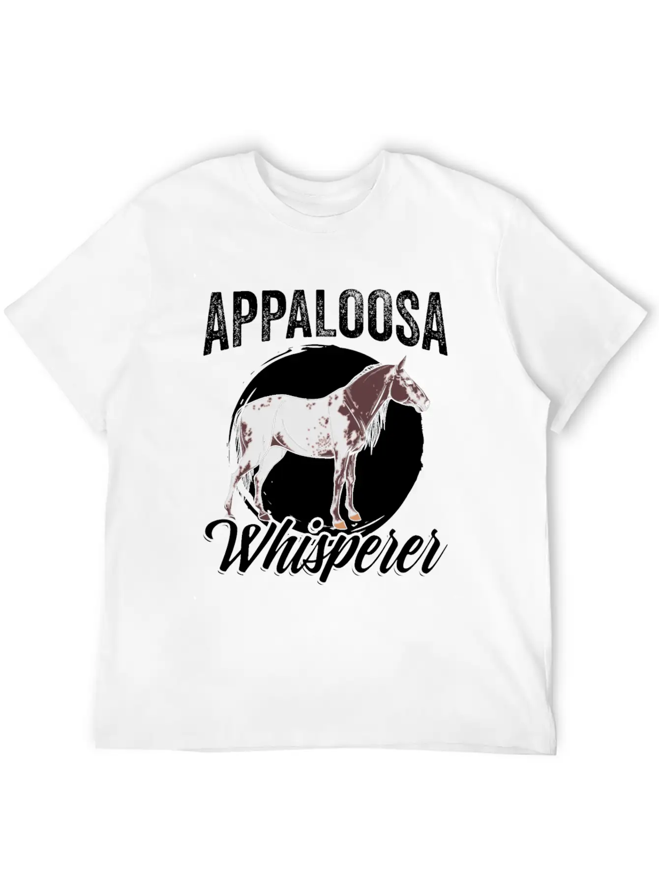 Funny Appaloosa Whisperer For An Appaloosa Horse Unisex Casual T-Shirt ¨C Clean Design For Daily Comfort