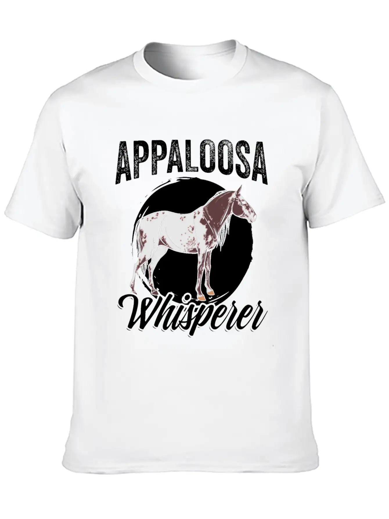 Funny Appaloosa Whisperer For An Appaloosa Horse Unisex Casual T-Shirt ¨C Clean Design For Daily Comfort