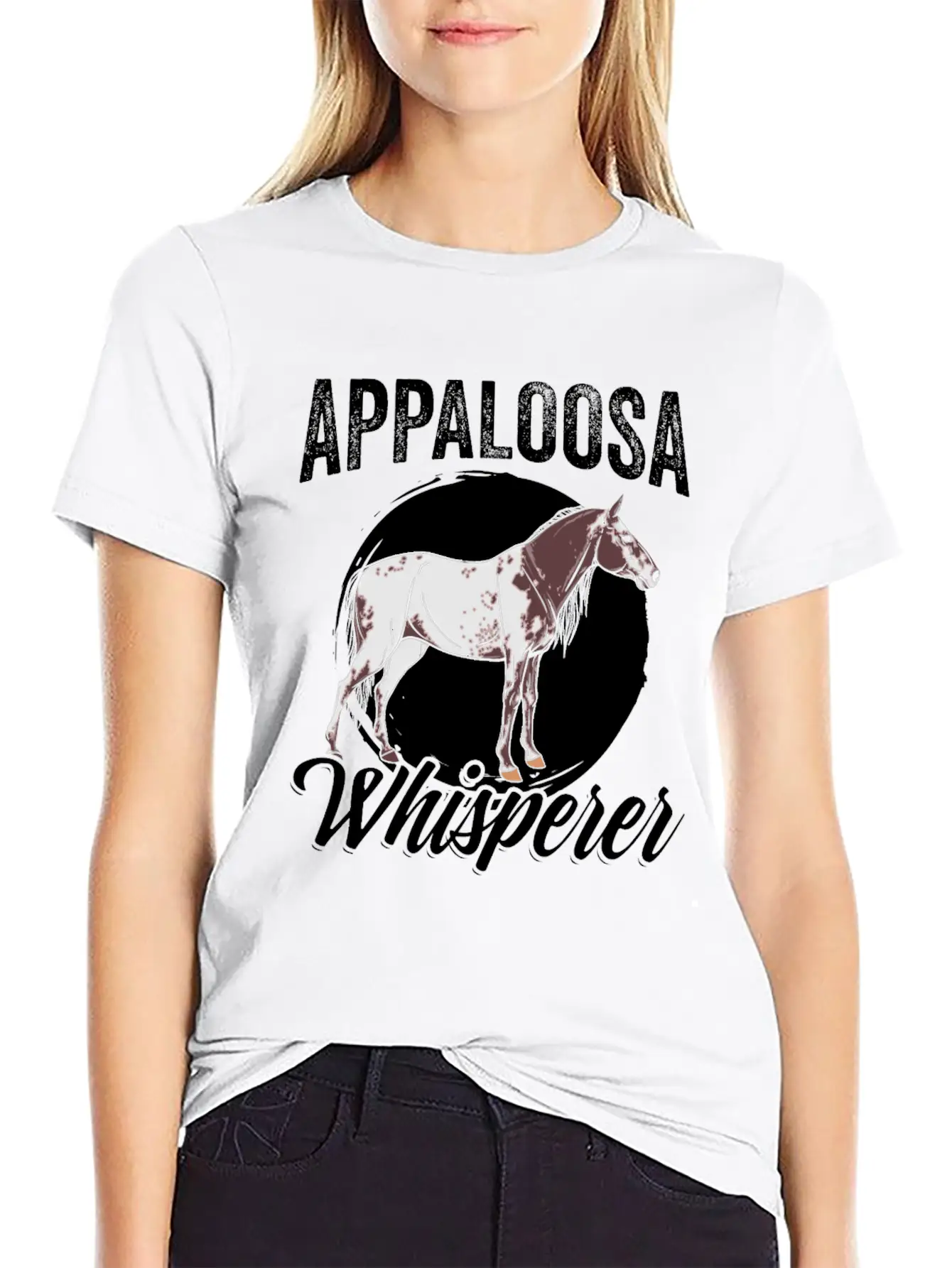 Funny Appaloosa Whisperer For An Appaloosa Horse Unisex Casual T-Shirt ¨C Clean Design For Daily Comfort