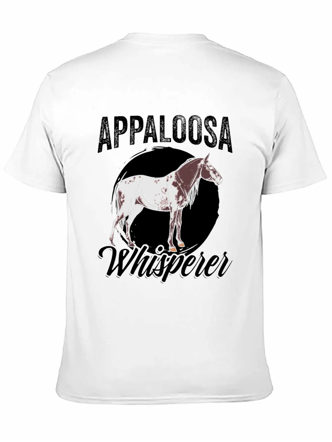 Funny Appaloosa Whisperer For An Appaloosa Horse Unisex Casual T-Shirt ¨C Clean Design For Daily Comfort