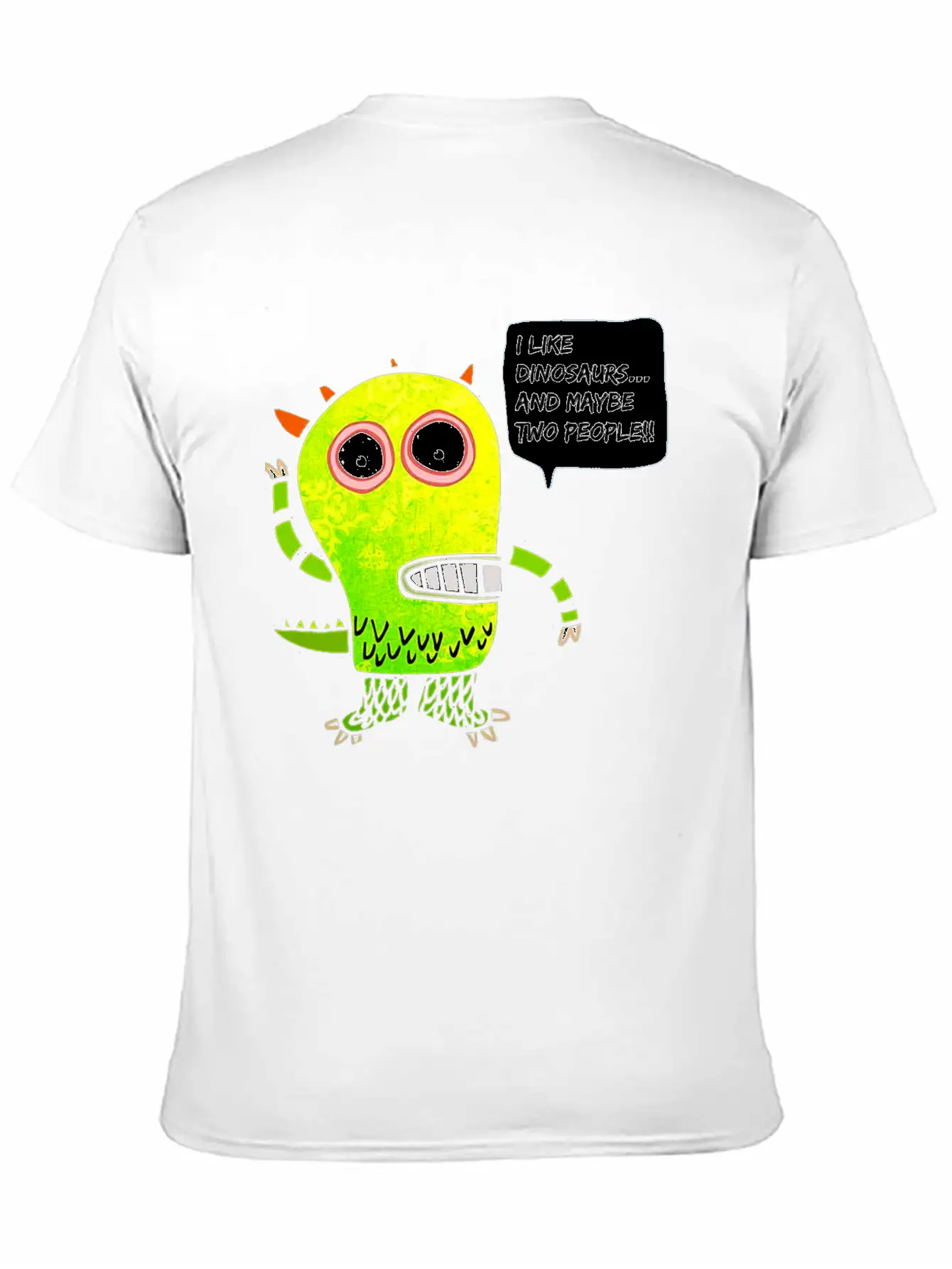 Funny Dinosaur - I Like Dinosaurs Basic Graphic T-Shirt ¨C Daily Comfort In Soft Cotton