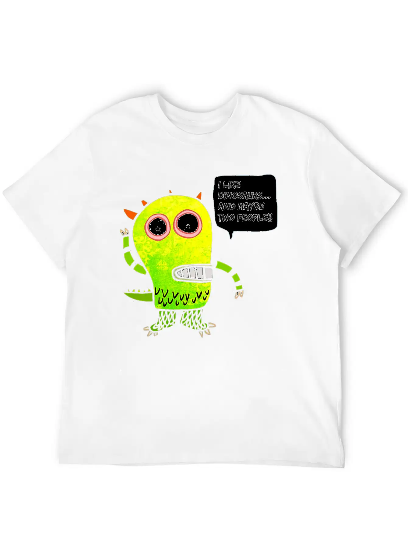 Funny Dinosaur - I Like Dinosaurs Basic Graphic T-Shirt ¨C Daily Comfort In Soft Cotton