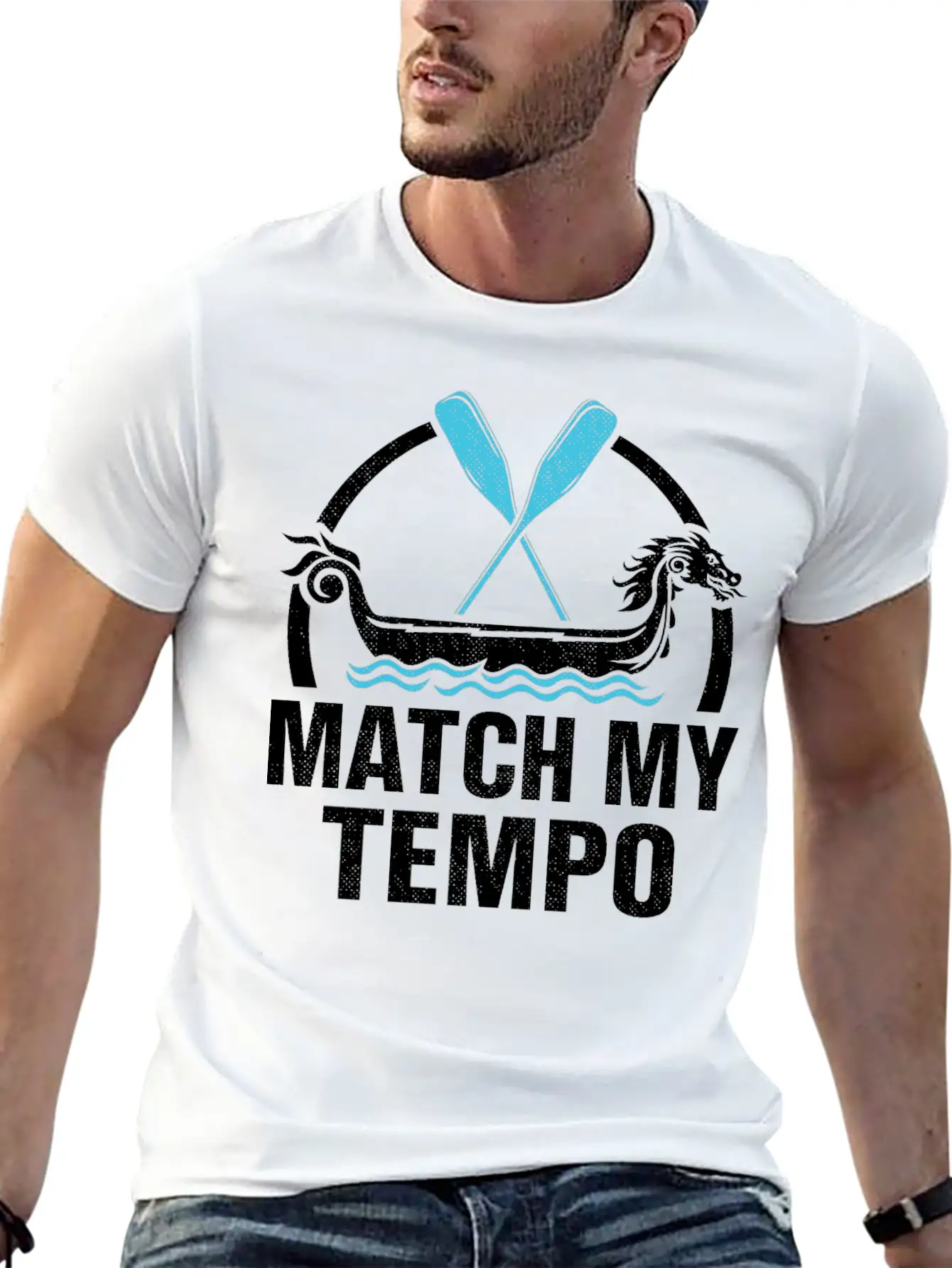 Funny Dragon Boat Racing Paddle Unisex Casual T-Shirt ¨C Clean Design For Daily Comfort