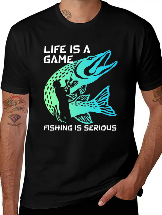 Funny Fishing Fisherman Unisex Casual T-Shirt ¨C Clean Design For Daily Comfort