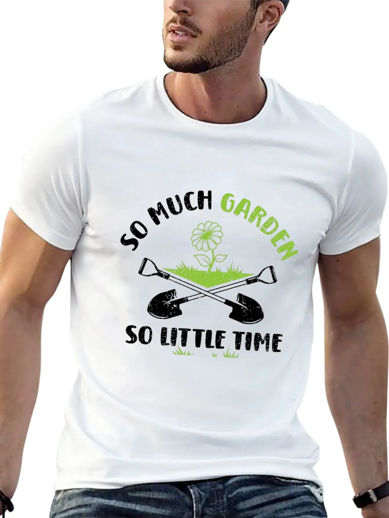 Funny Garden Saying Design Basic Graphic T-Shirt ¨C Daily Comfort In Soft Cotton