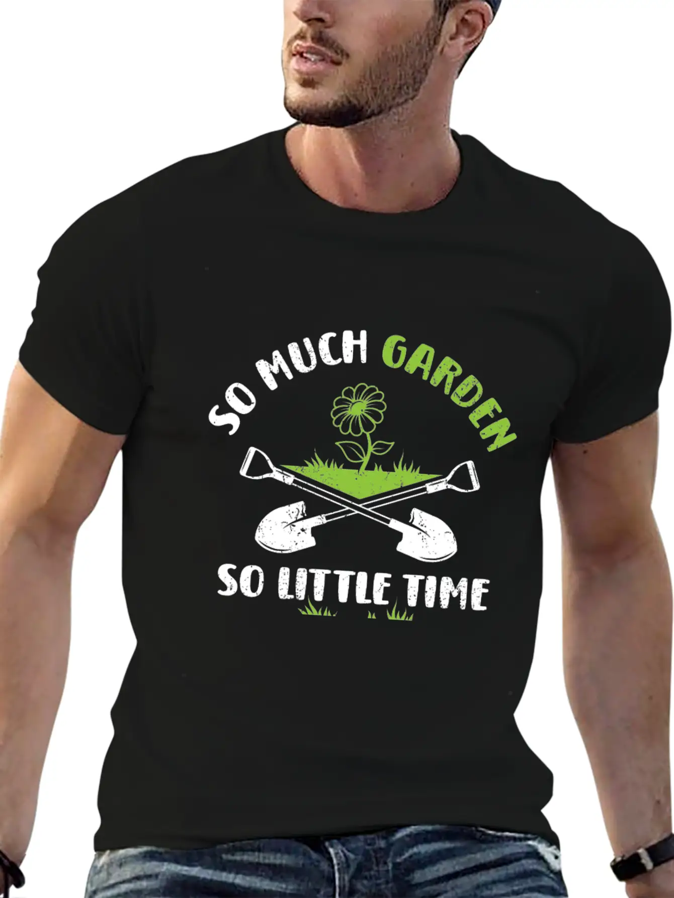 Funny Garden Saying Design Basic Graphic T-Shirt ¨C Daily Comfort In Soft Cotton