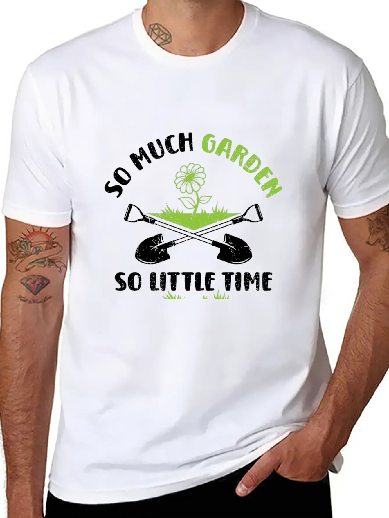 Funny Garden Saying Design Basic Graphic T-Shirt ¨C Daily Comfort In Soft Cotton