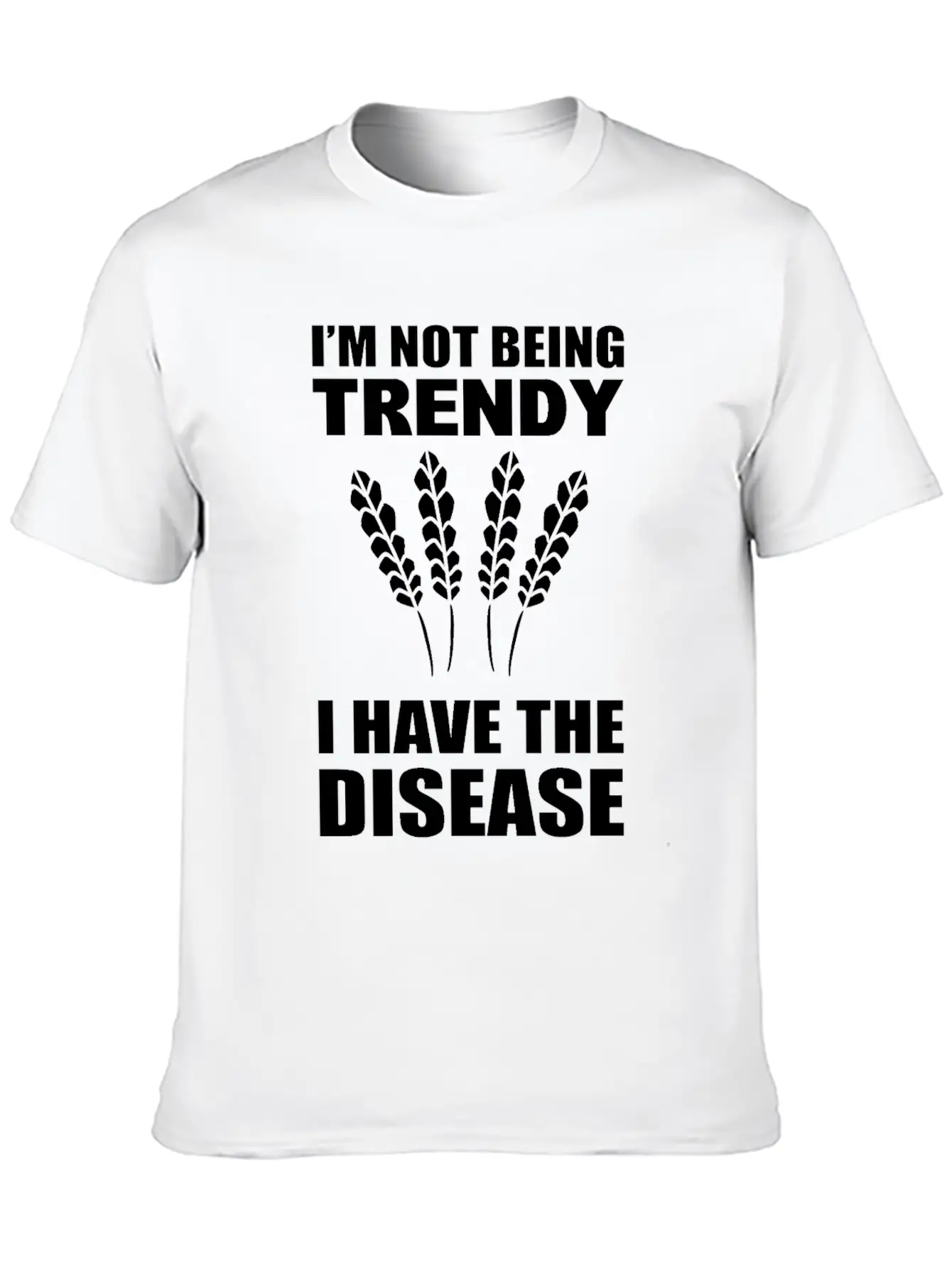 Funny Gluten Free Health Enthusiast Basic Graphic T-Shirt ¨C Daily Comfort In Soft Cotton