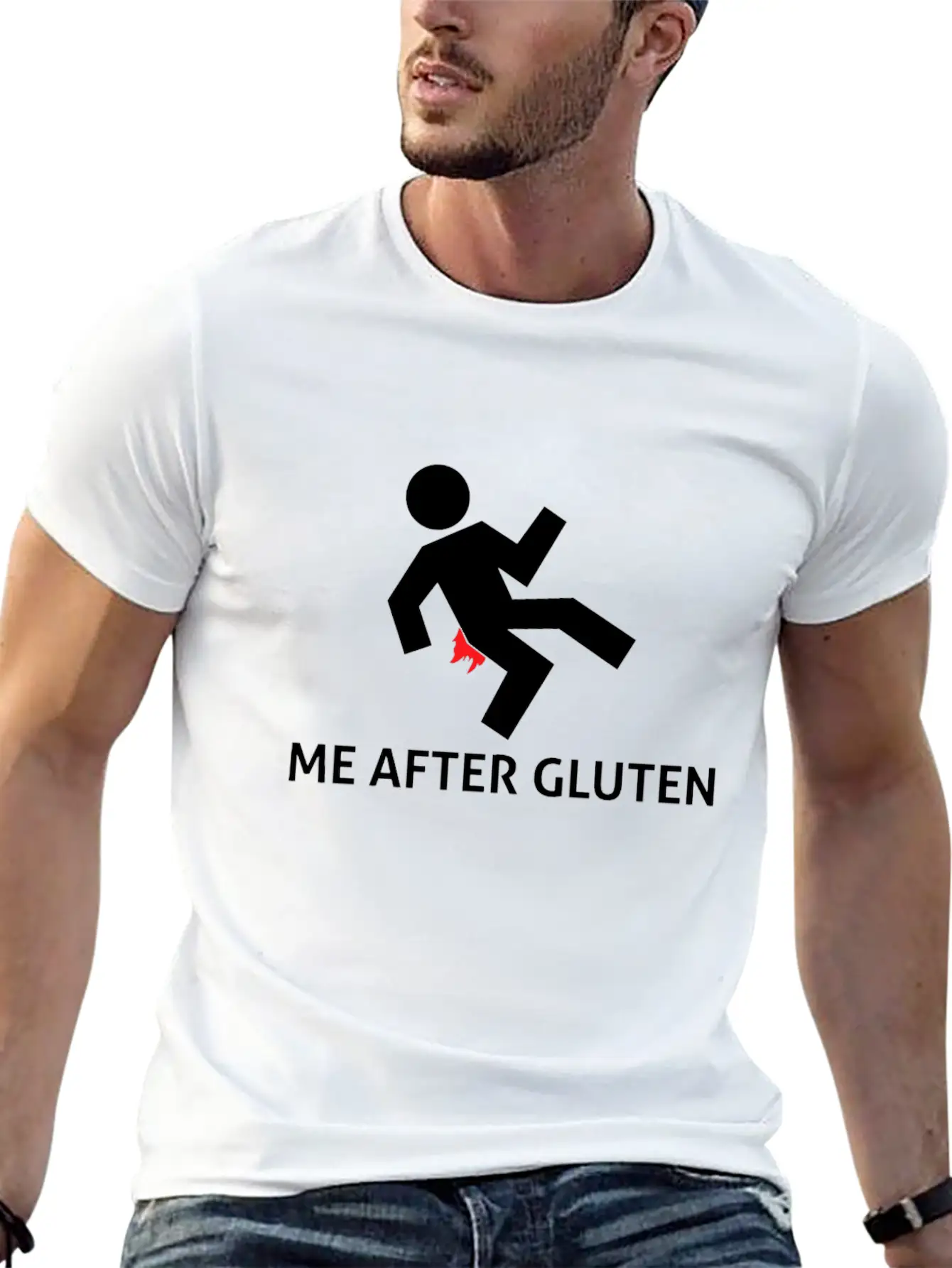 Funny Glutenfree Gift Basic Graphic T-Shirt ¨C Daily Comfort In Soft Cotton