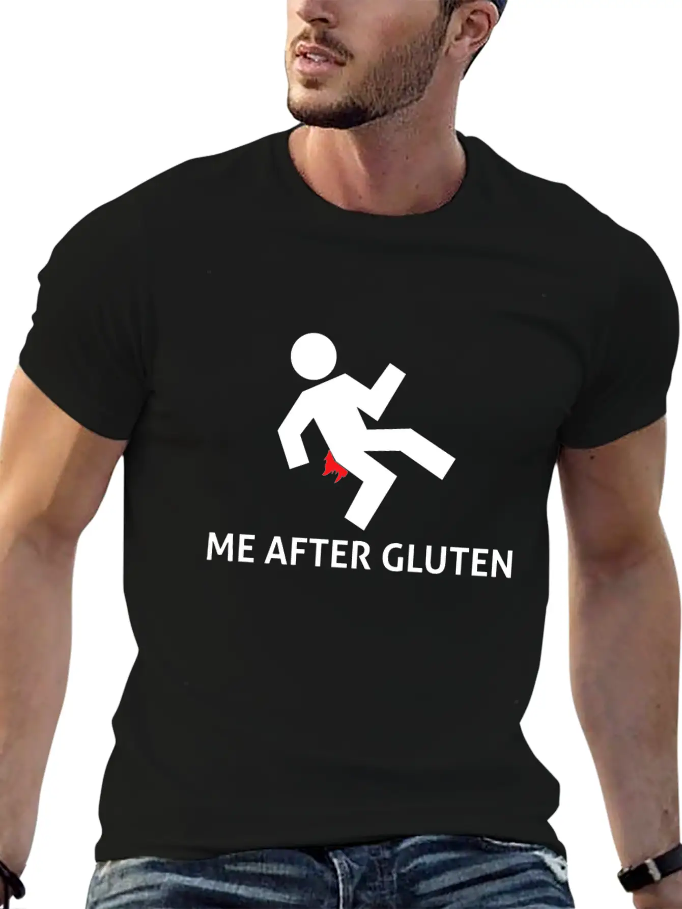 Funny Glutenfree Gift Basic Graphic T-Shirt ¨C Daily Comfort In Soft Cotton