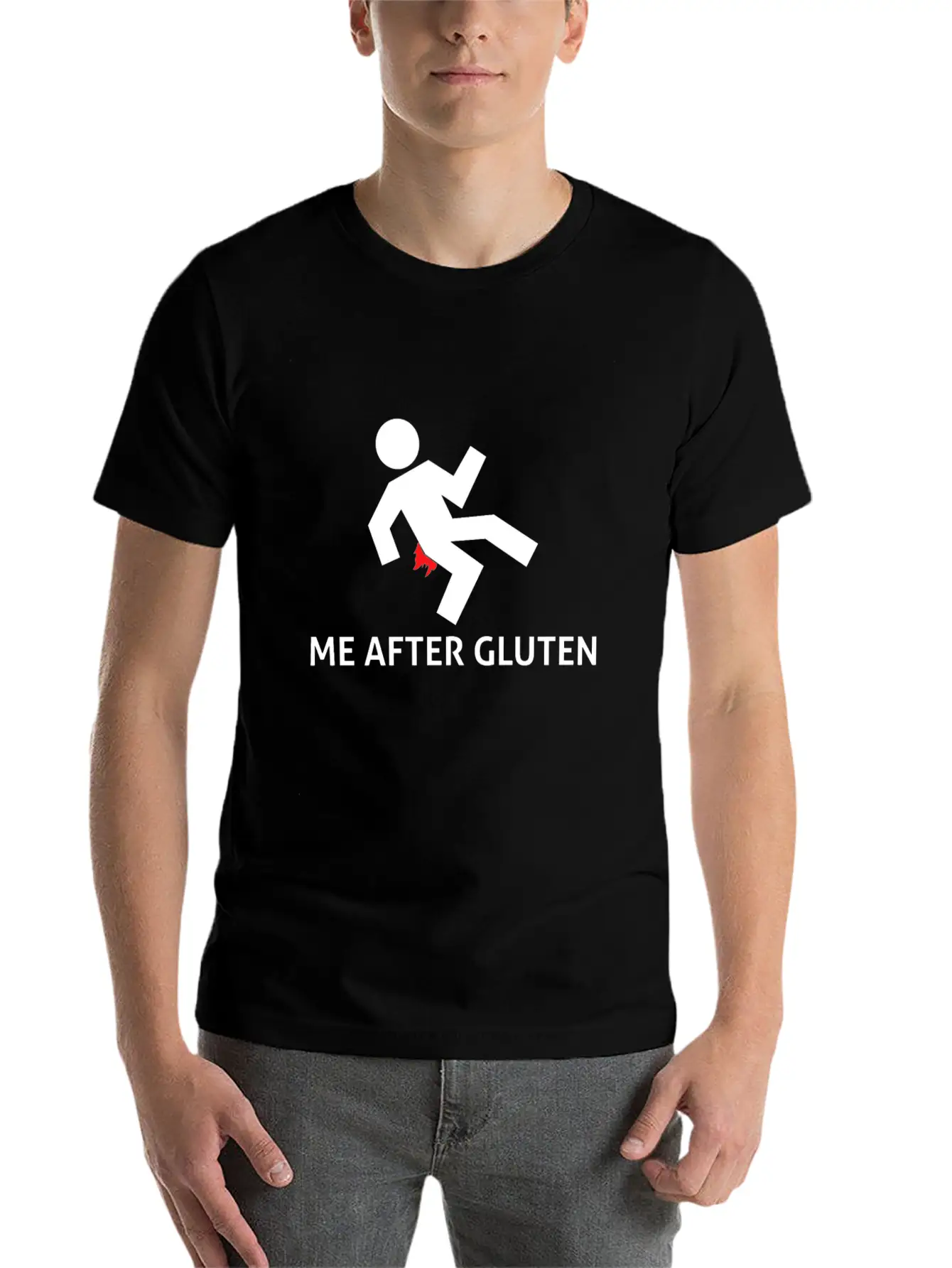 Funny Glutenfree Gift Basic Graphic T-Shirt ¨C Daily Comfort In Soft Cotton
