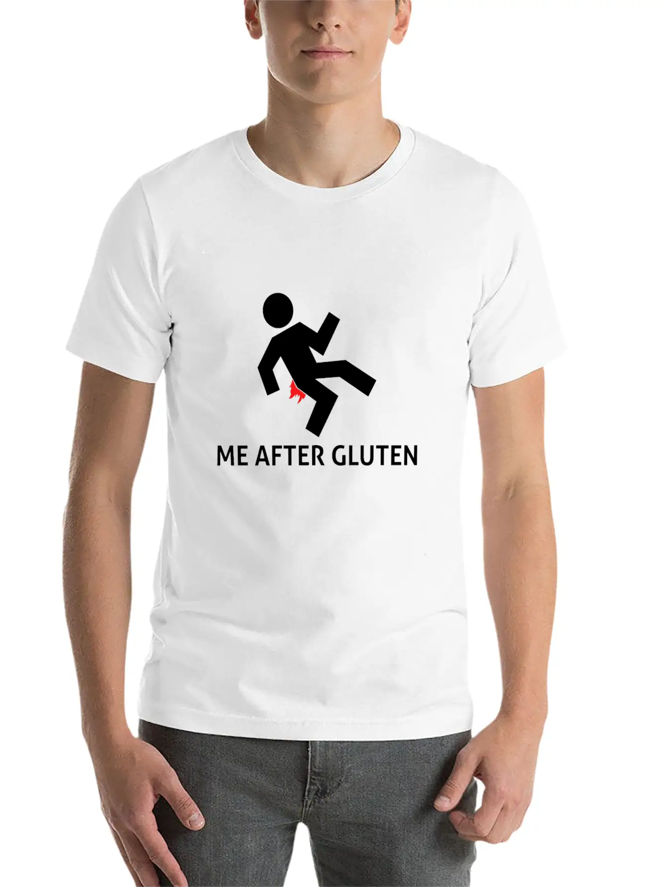 Funny Glutenfree Gift Basic Graphic T-Shirt ¨C Daily Comfort In Soft Cotton