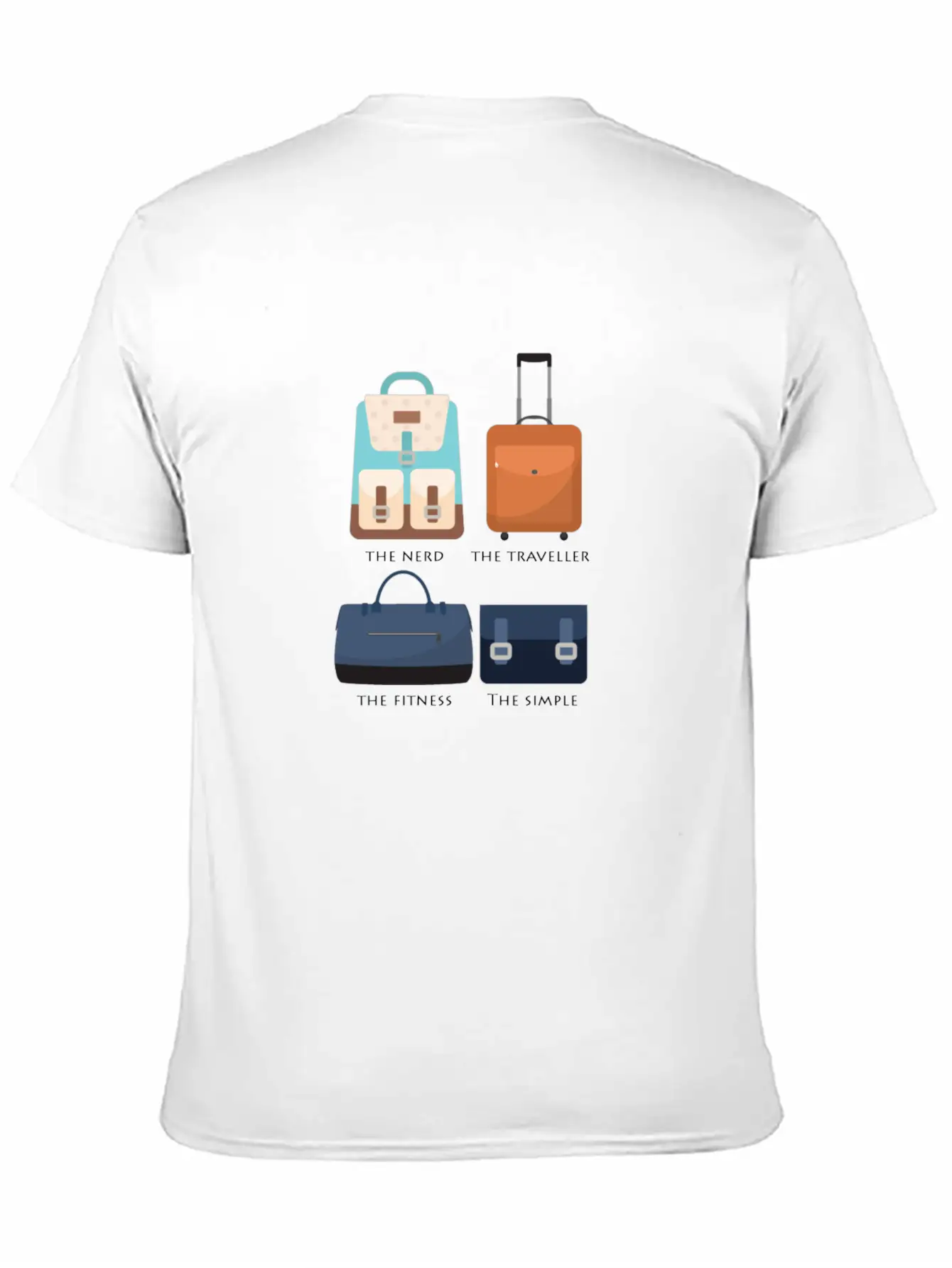 Funny Gym - Gym Bag Basic Graphic T-Shirt ¨C Daily Comfort In Soft Cotton