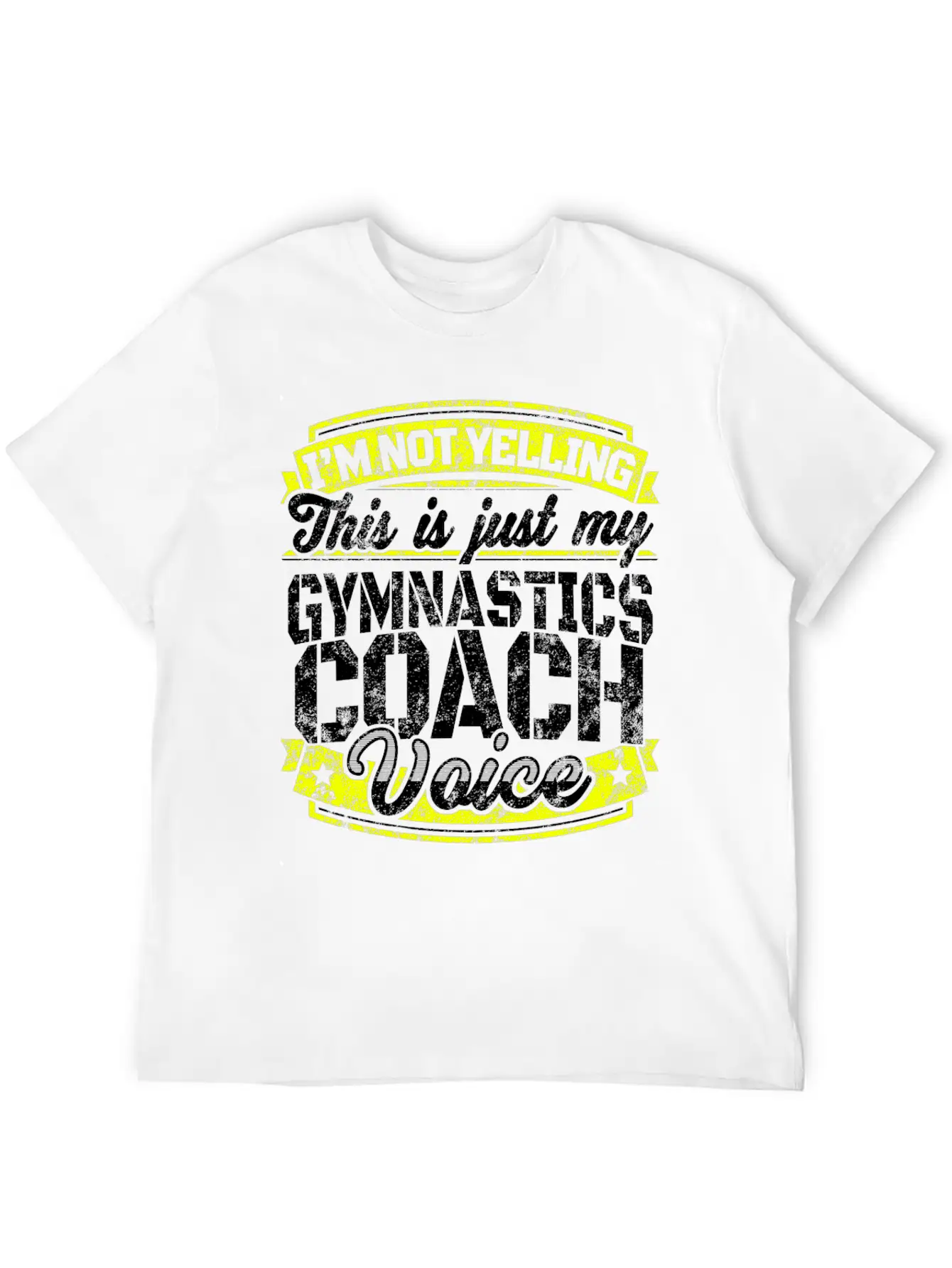 Funny Gymnastics Coach: My Gymnastics Coach Voice Soft Cotton Short Sleeve Tee ¨C Unisex Wardrobe Staple