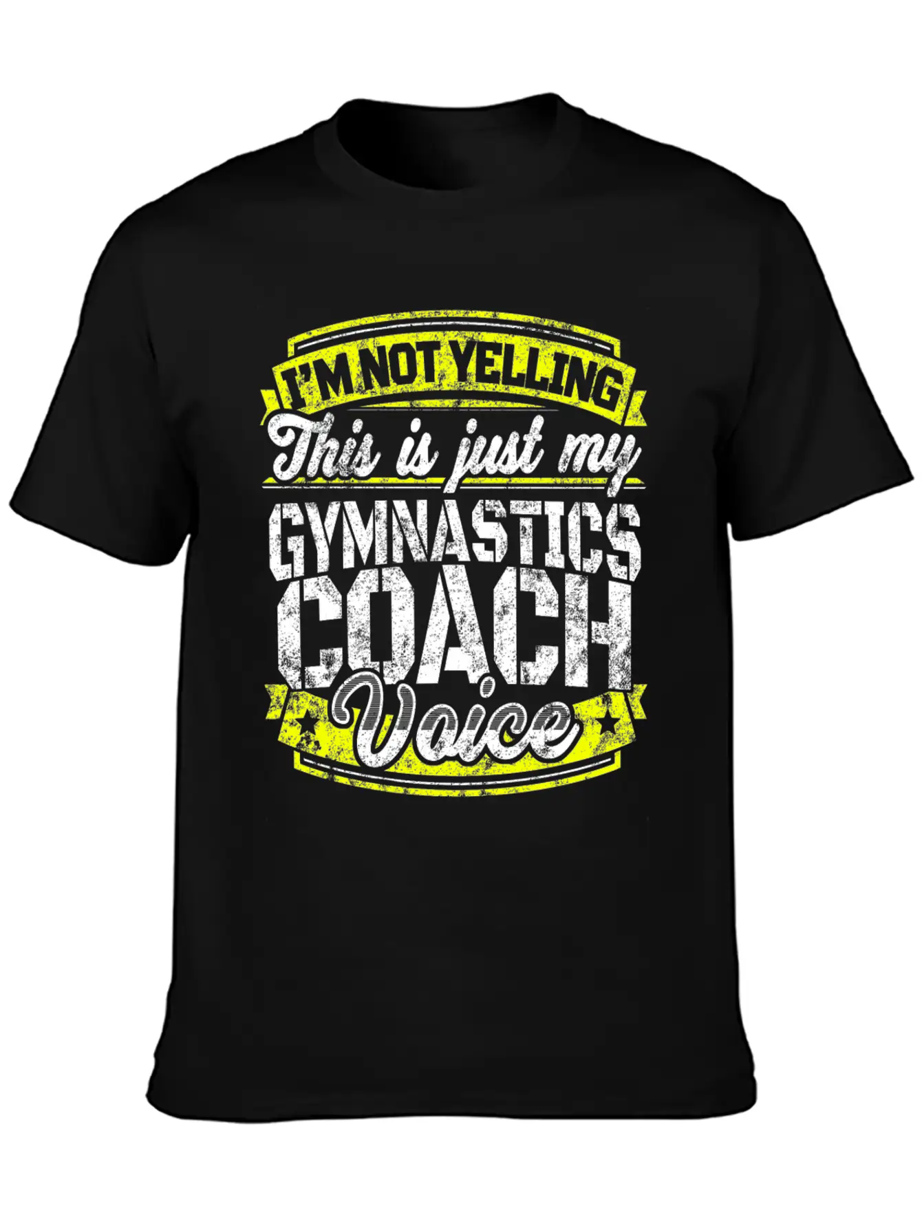 Funny Gymnastics Coach: My Gymnastics Coach Voice Soft Cotton Short Sleeve Tee ¨C Unisex Wardrobe Staple