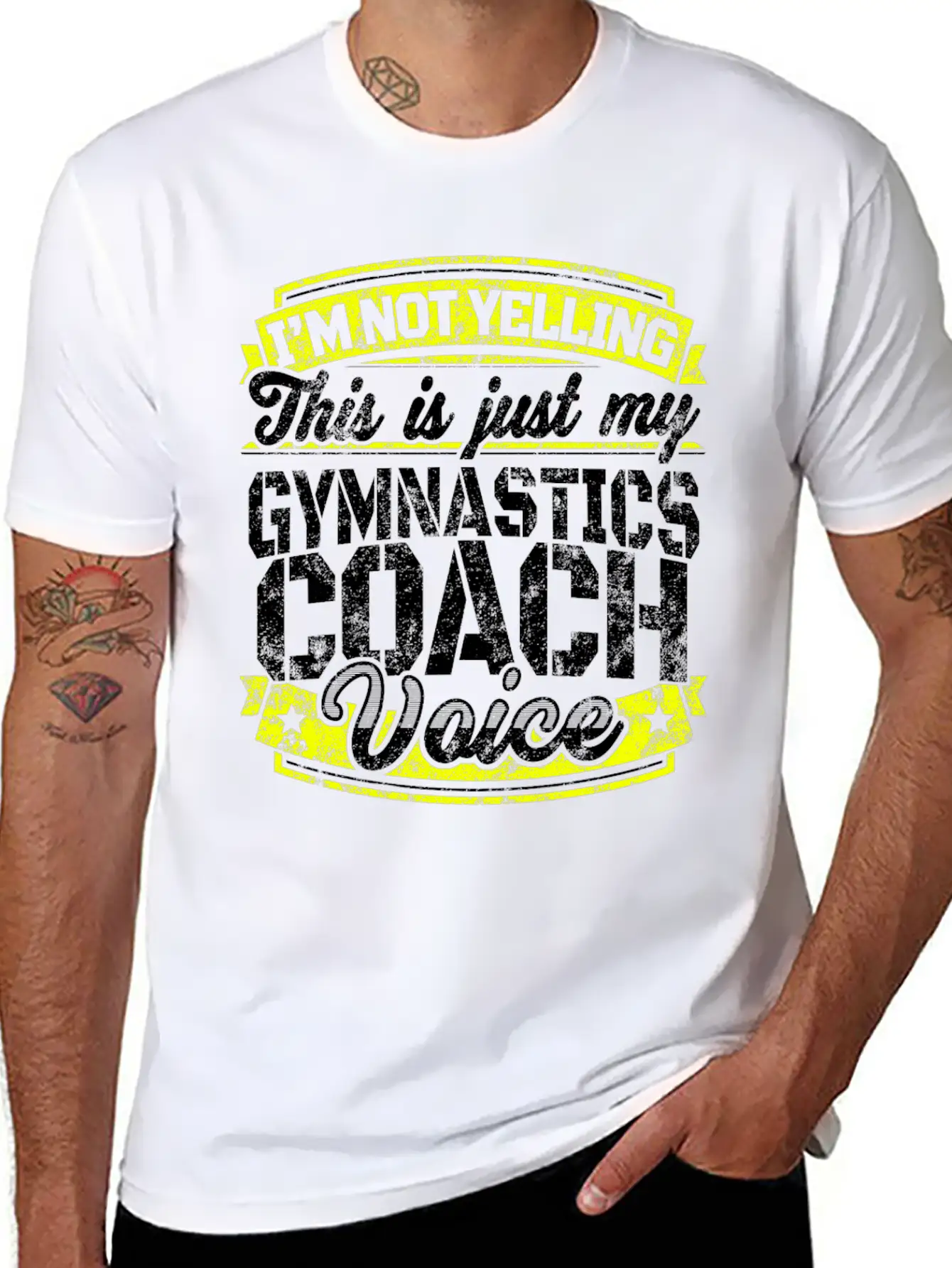 Funny Gymnastics Coach: My Gymnastics Coach Voice Soft Cotton Short Sleeve Tee ¨C Unisex Wardrobe Staple