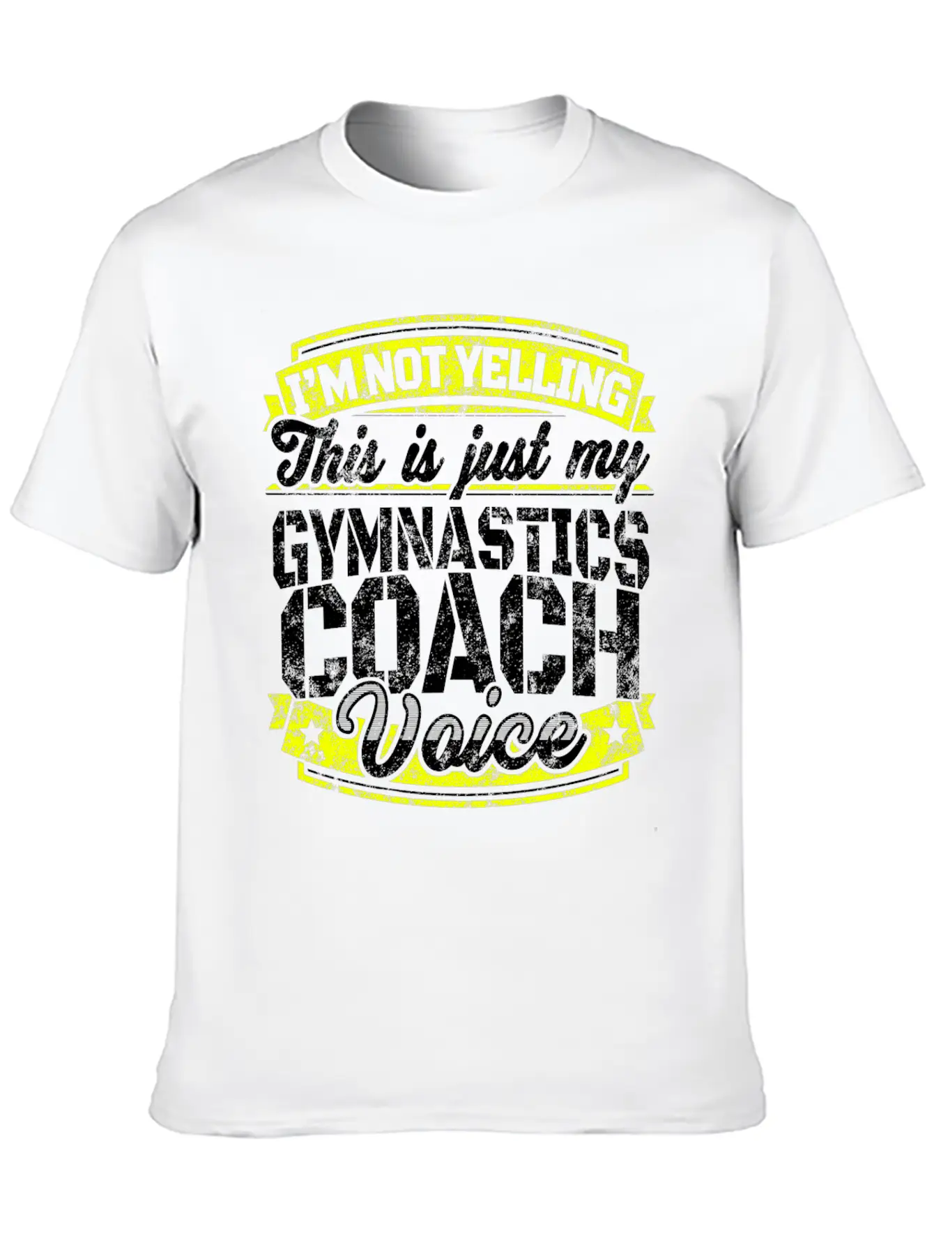 Funny Gymnastics Coach: My Gymnastics Coach Voice Soft Cotton Short Sleeve Tee ¨C Unisex Wardrobe Staple