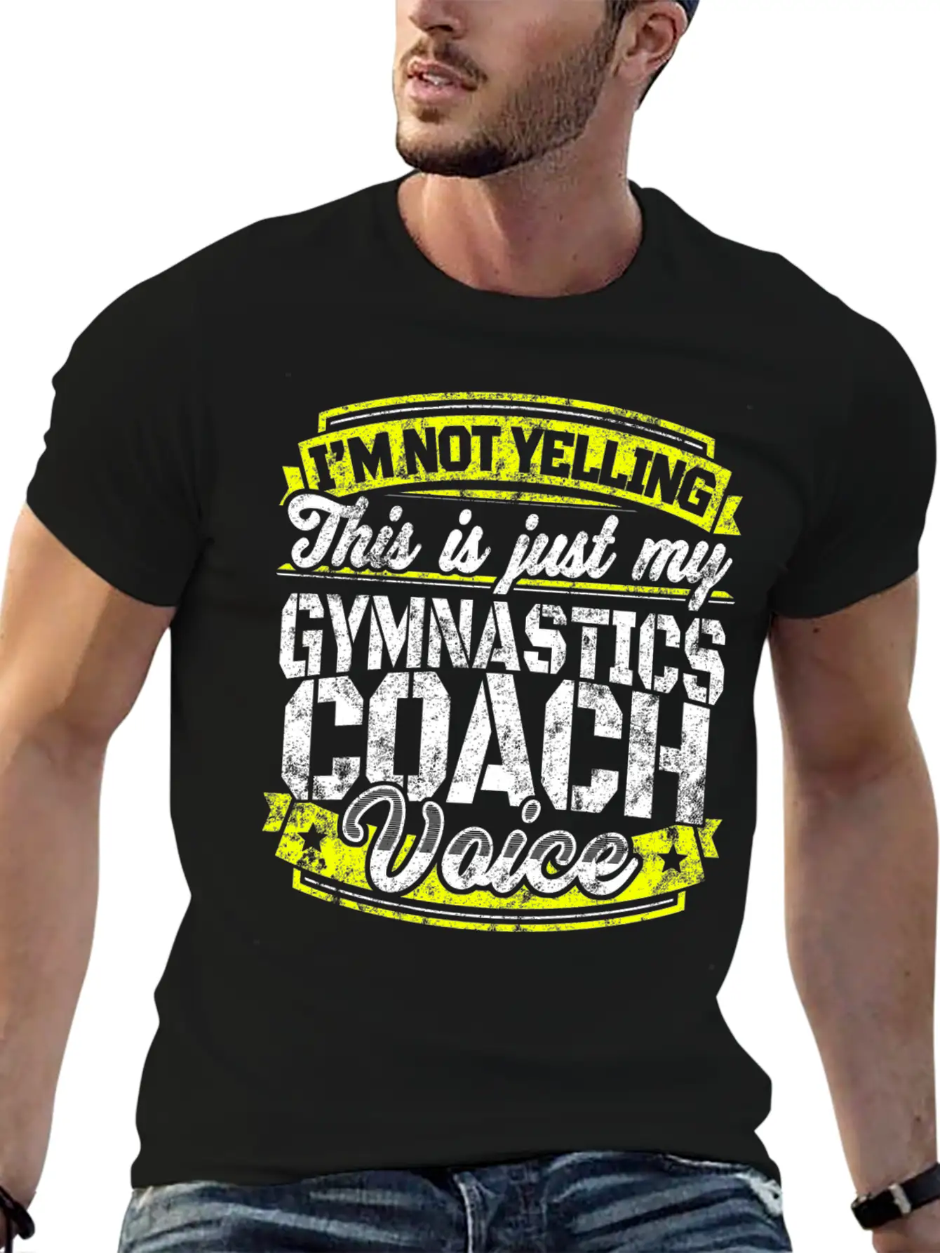 Funny Gymnastics Coach: My Gymnastics Coach Voice Soft Cotton Short Sleeve Tee ¨C Unisex Wardrobe Staple