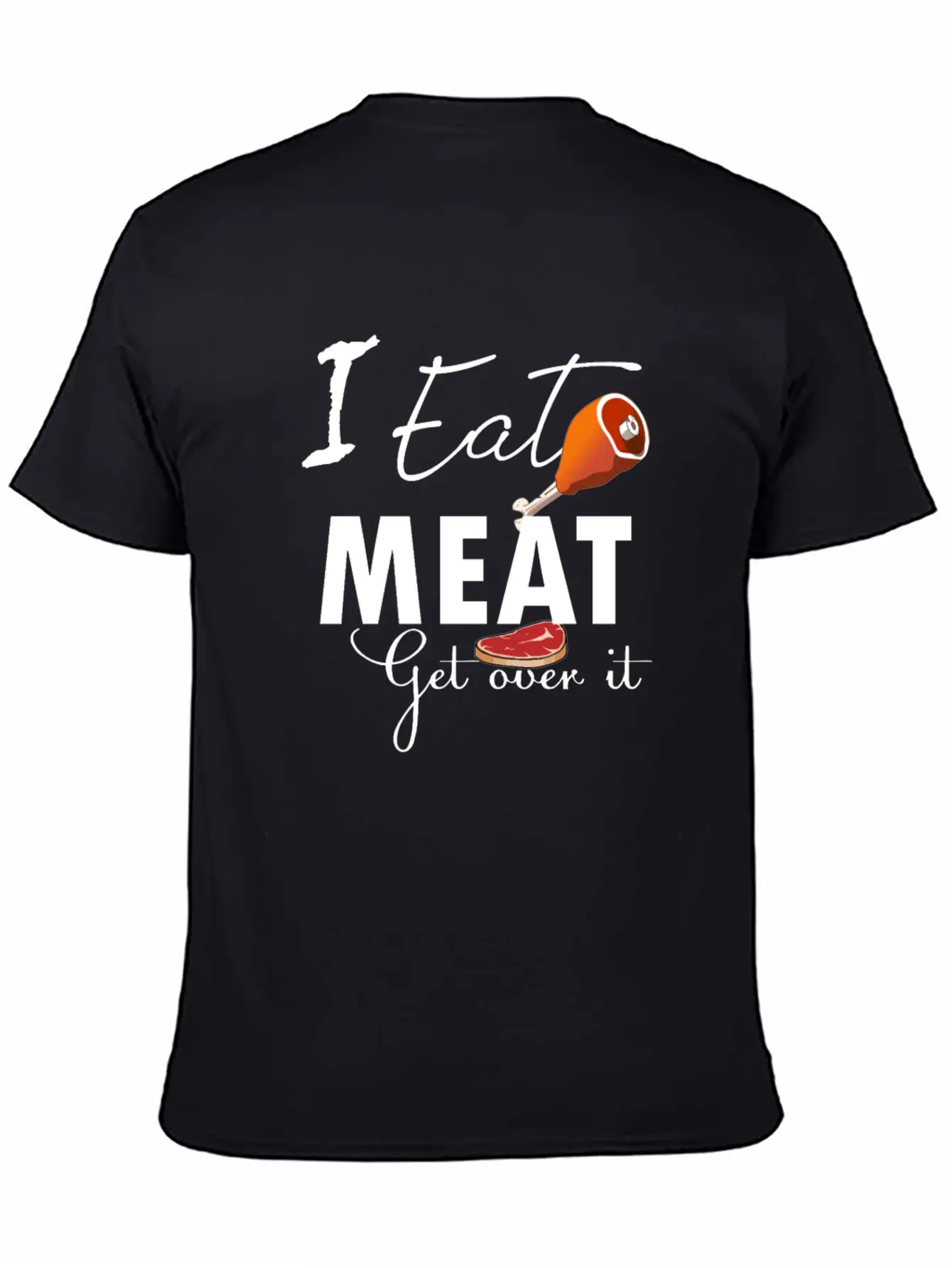Funny Meat Eater Product Design Design Unisex Casual T-Shirt ¨C Clean Design For Daily Comfort