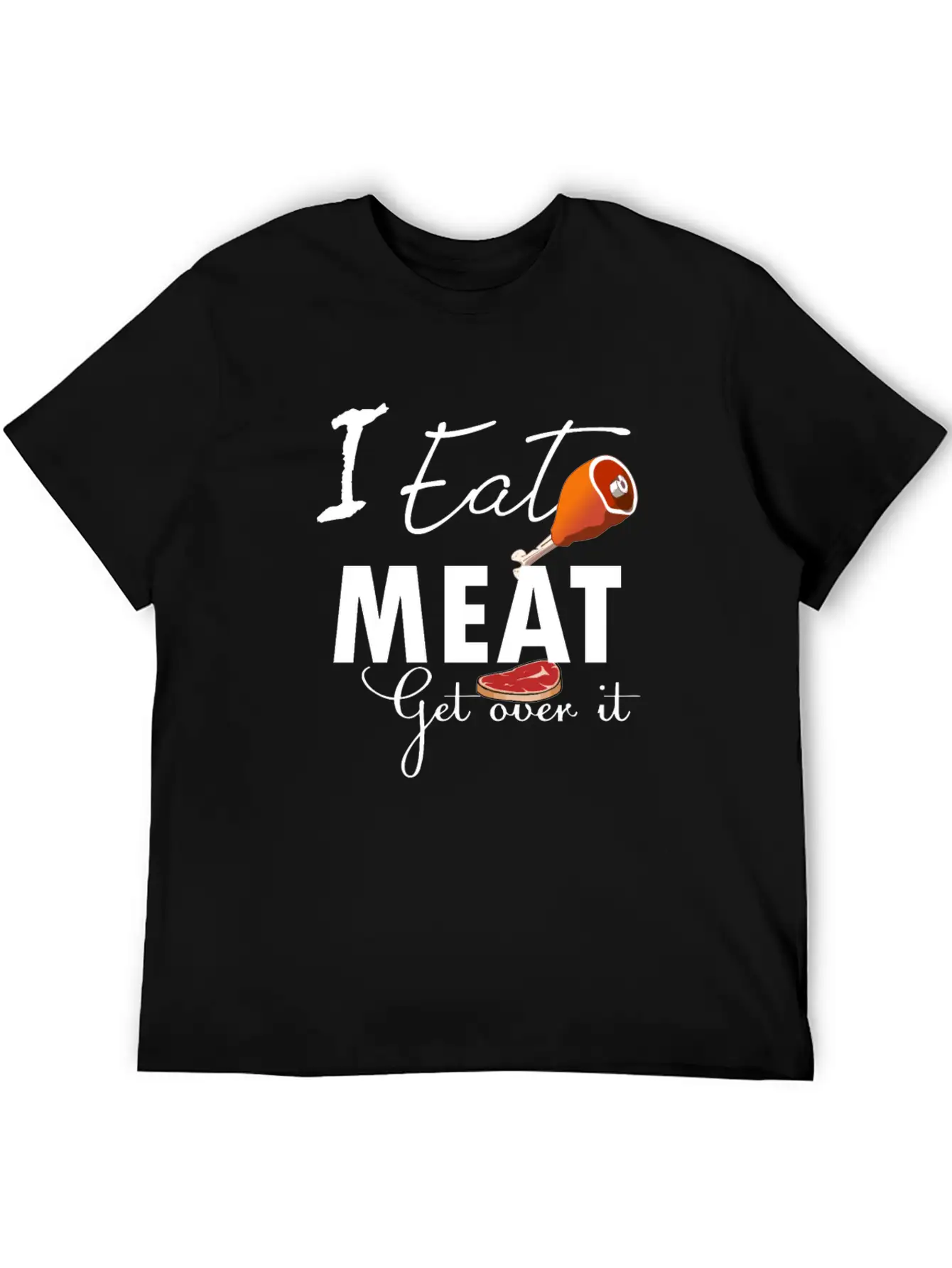 Funny Meat Eater Product Design Design Unisex Casual T-Shirt ¨C Clean Design For Daily Comfort