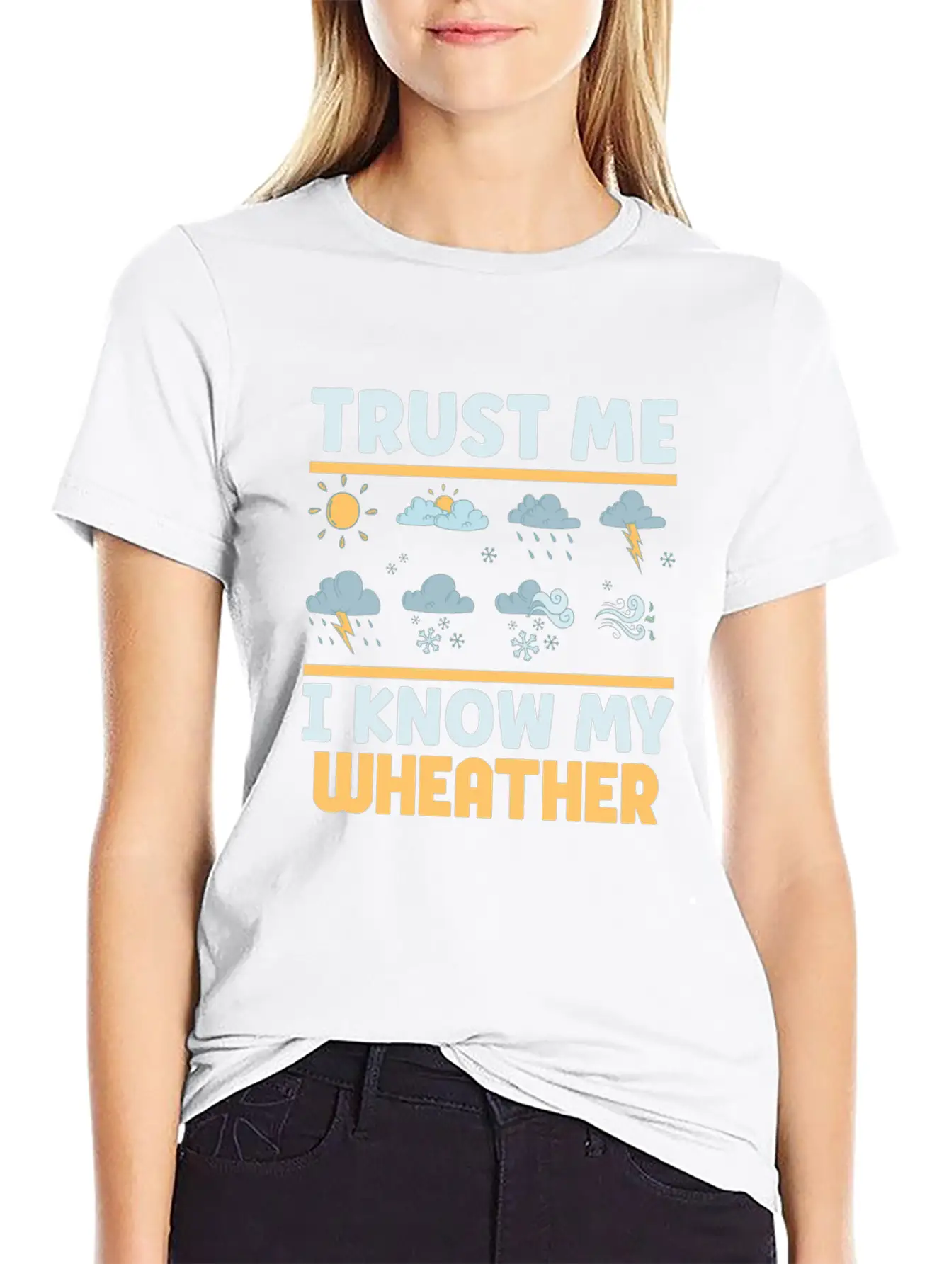 Funny Meteorology Meteorologist Weather Lover Essential Cotton Tee For Daily Outfits ¨C Unisex Style