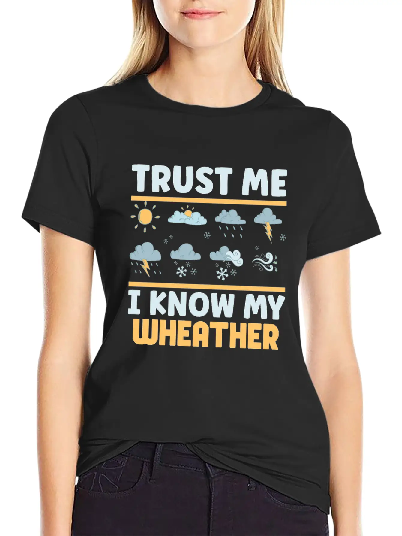 Funny Meteorology Meteorologist Weather Lover Essential Cotton Tee For Daily Outfits ¨C Unisex Style