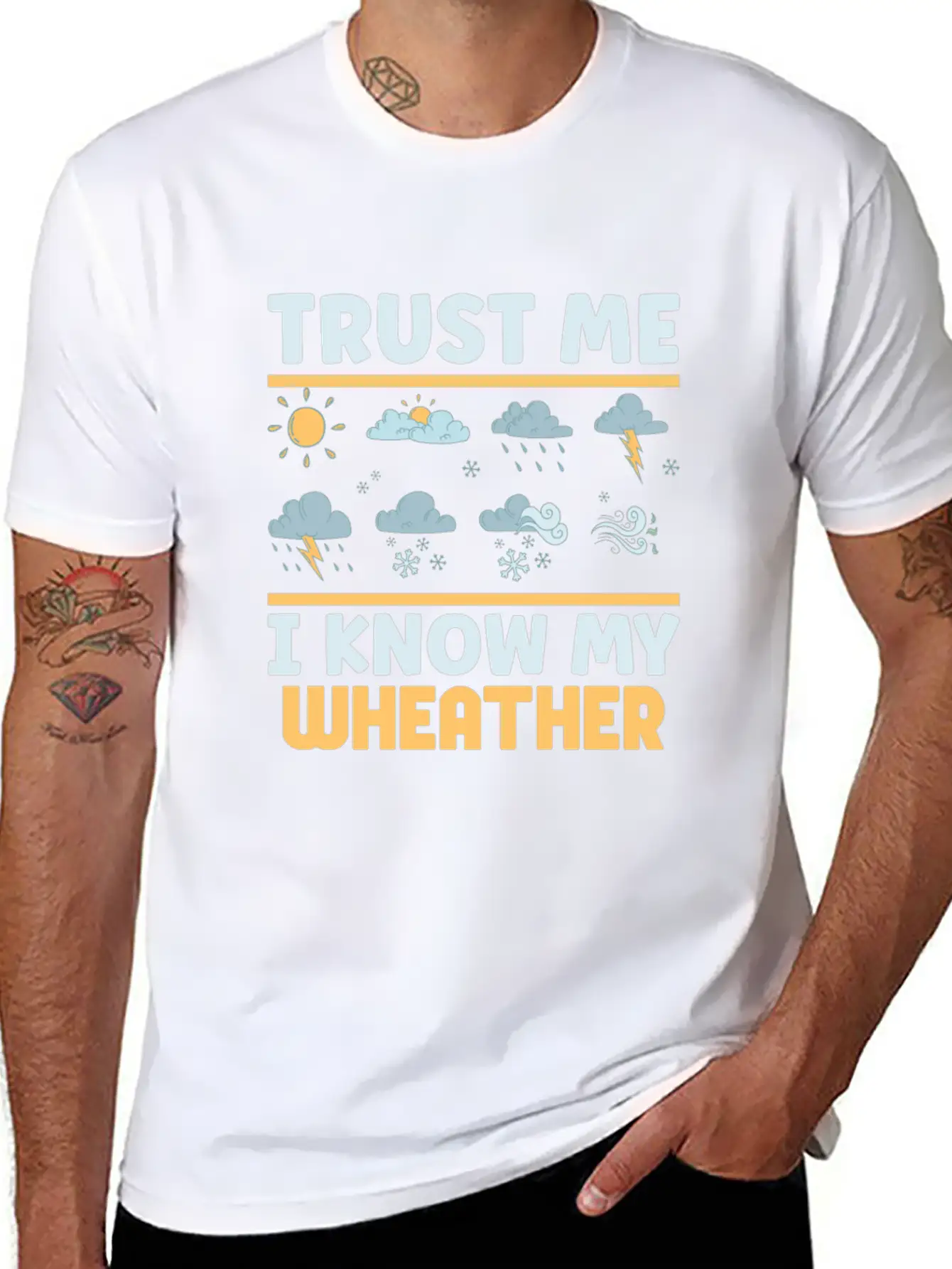 Funny Meteorology Meteorologist Weather Lover Essential Cotton Tee For Daily Outfits ¨C Unisex Style