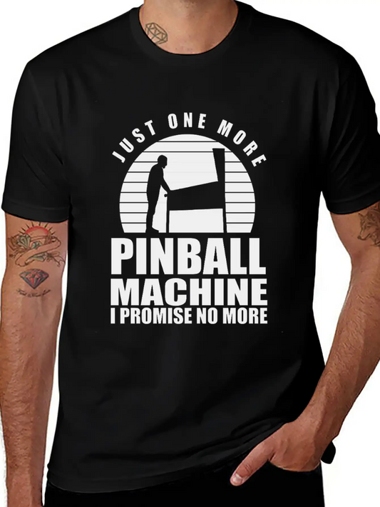 Funny Pinball Player Flipper Pinballer Flipping Basic Graphic T-Shirt ¨C Daily Comfort In Soft Cotton