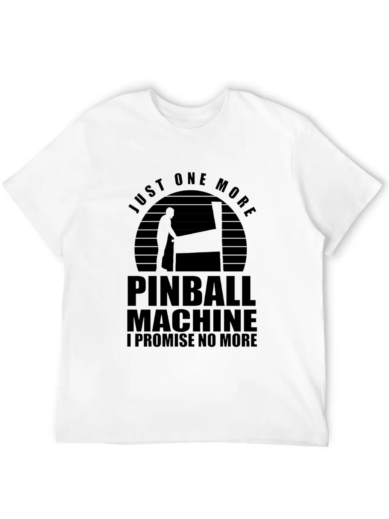 Funny Pinball Player Flipper Pinballer Flipping Basic Graphic T-Shirt ¨C Daily Comfort In Soft Cotton
