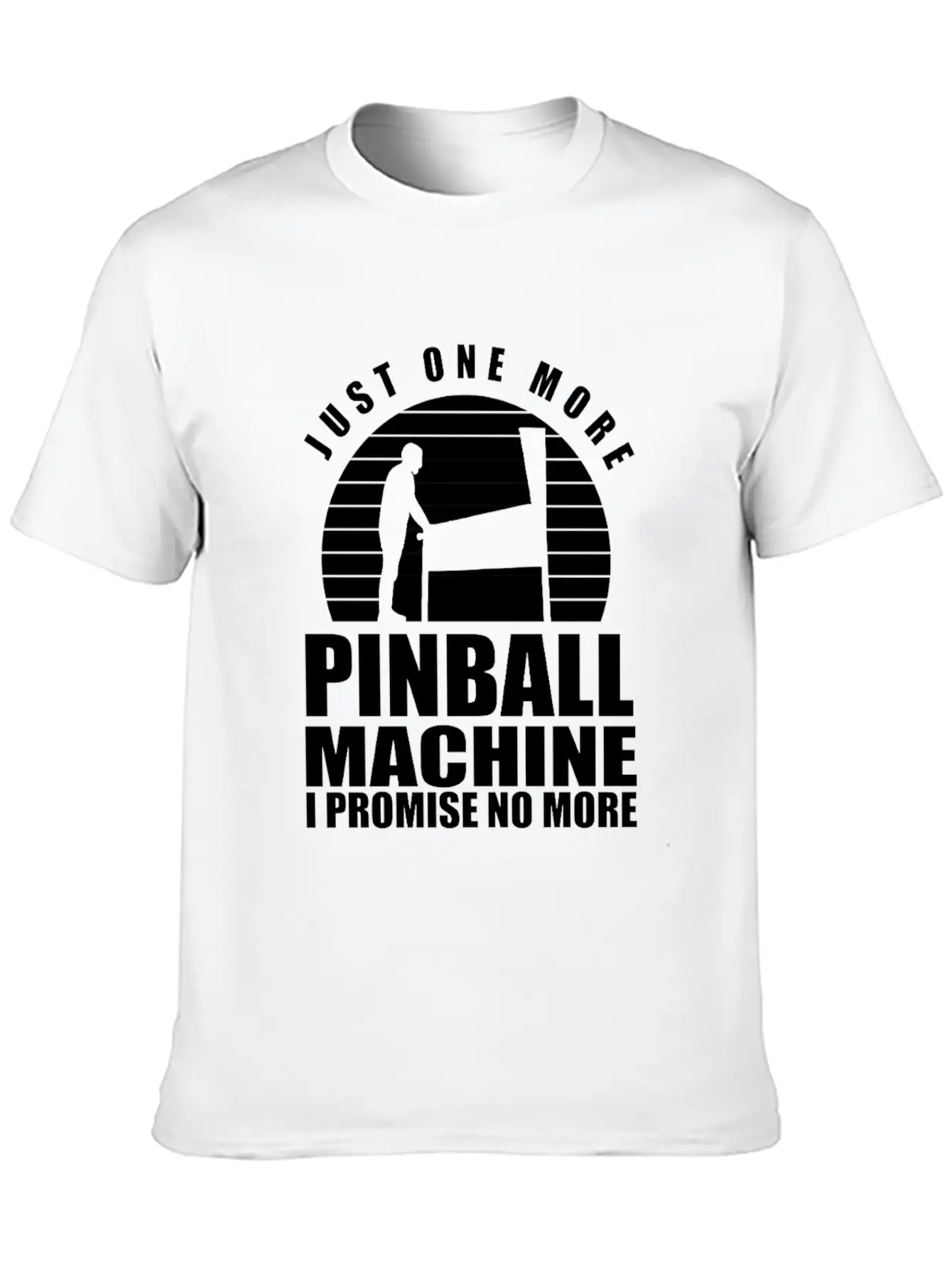 Funny Pinball Player Flipper Pinballer Flipping Basic Graphic T-Shirt ¨C Daily Comfort In Soft Cotton