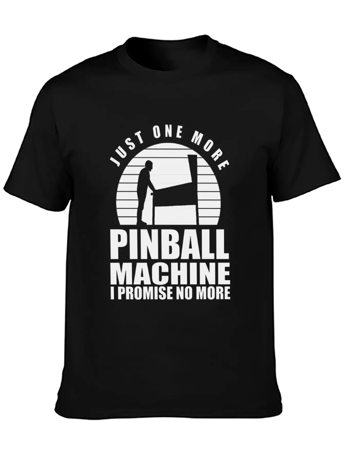 Funny Pinball Player Flipper Pinballer Flipping Basic Graphic T-Shirt ¨C Daily Comfort In Soft Cotton