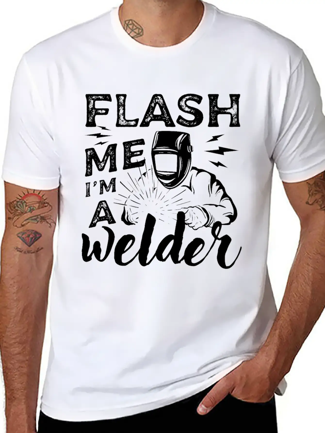 Funny Welder Quotes Unisex Casual T-Shirt ¨C Clean Design For Daily Comfort