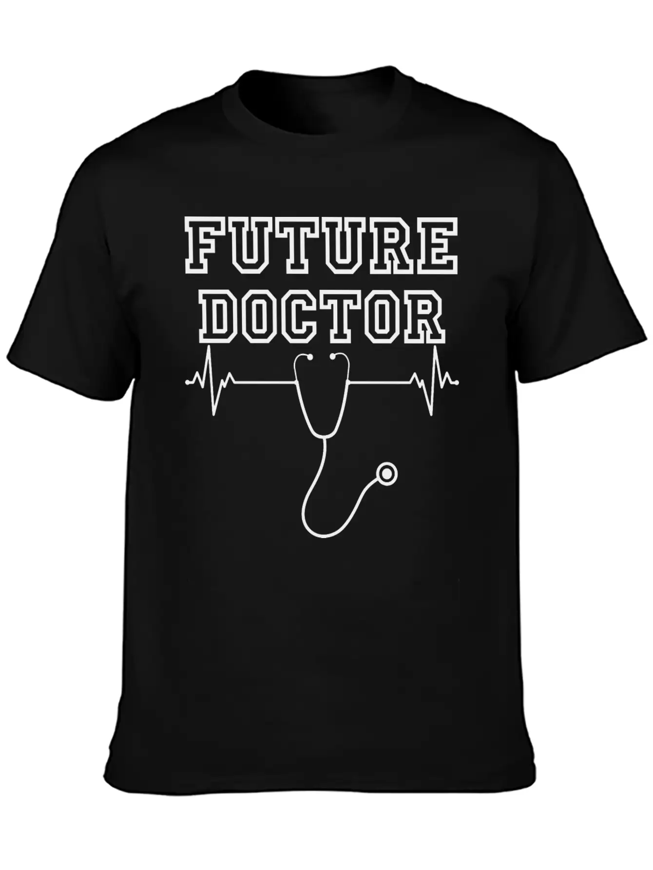 FUTURE DOCTOR Unisex Casual T-Shirt ¨C Clean Design For Daily Comfort