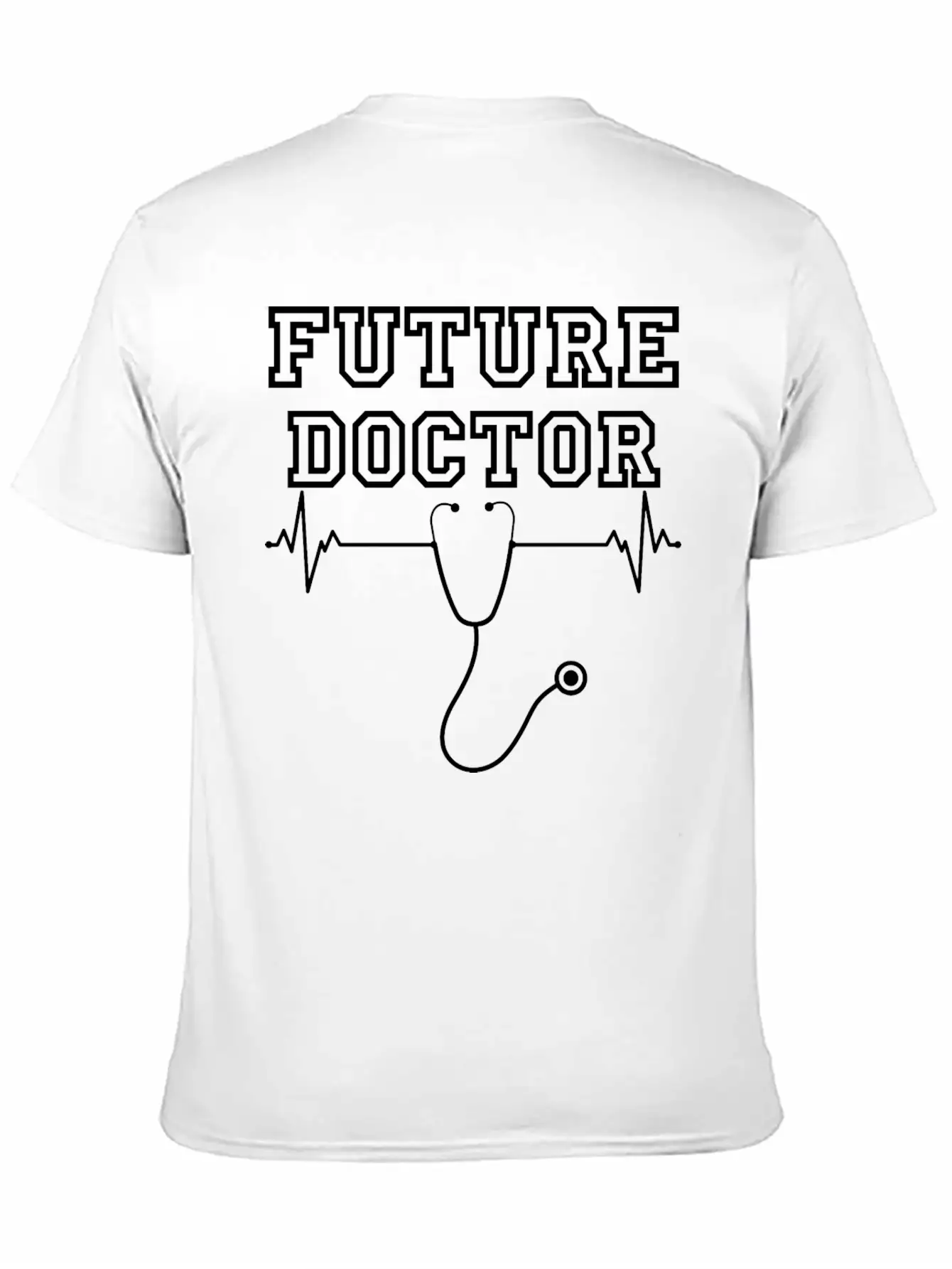 FUTURE DOCTOR Unisex Casual T-Shirt ¨C Clean Design For Daily Comfort