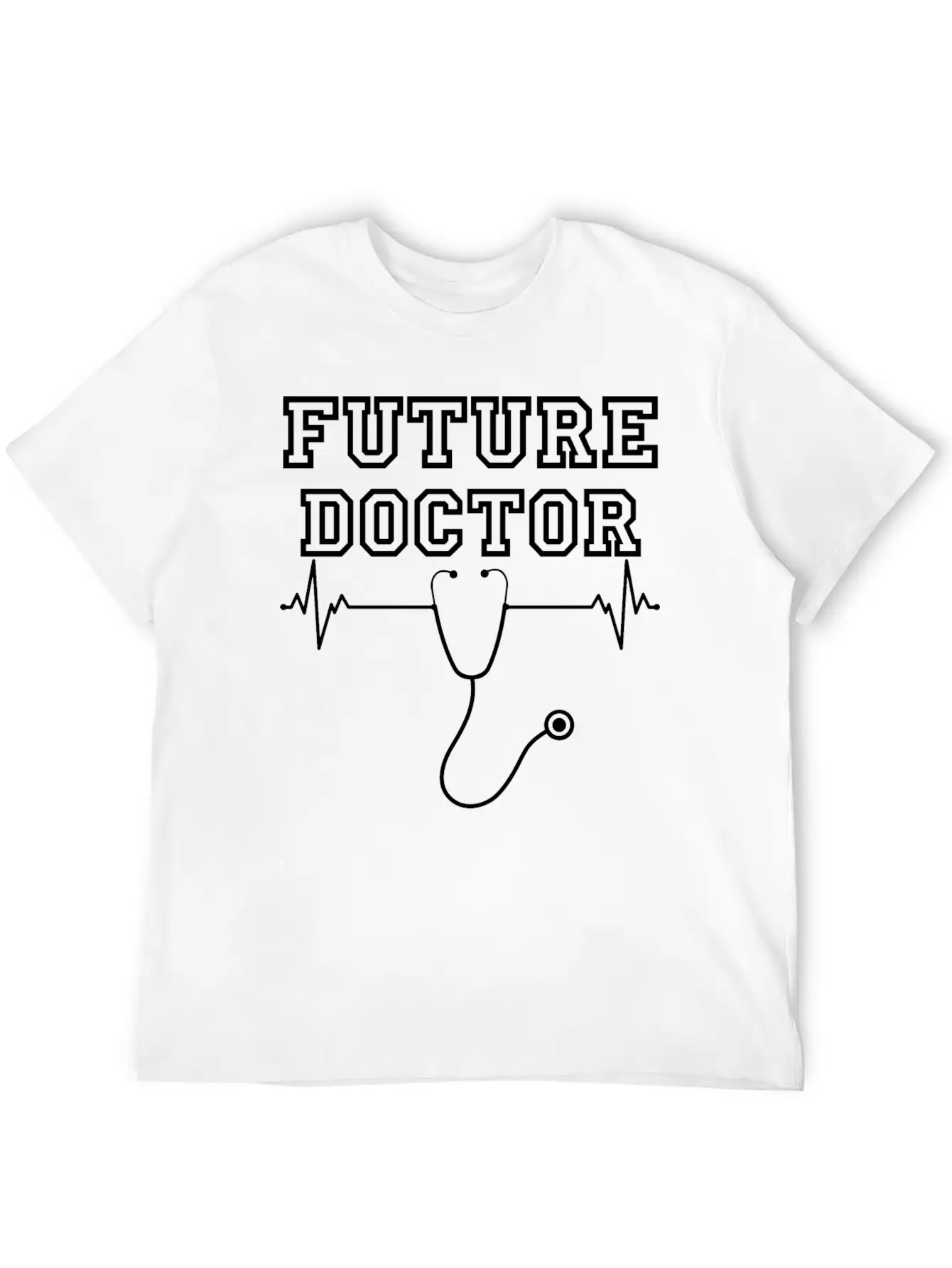 FUTURE DOCTOR Unisex Casual T-Shirt ¨C Clean Design For Daily Comfort
