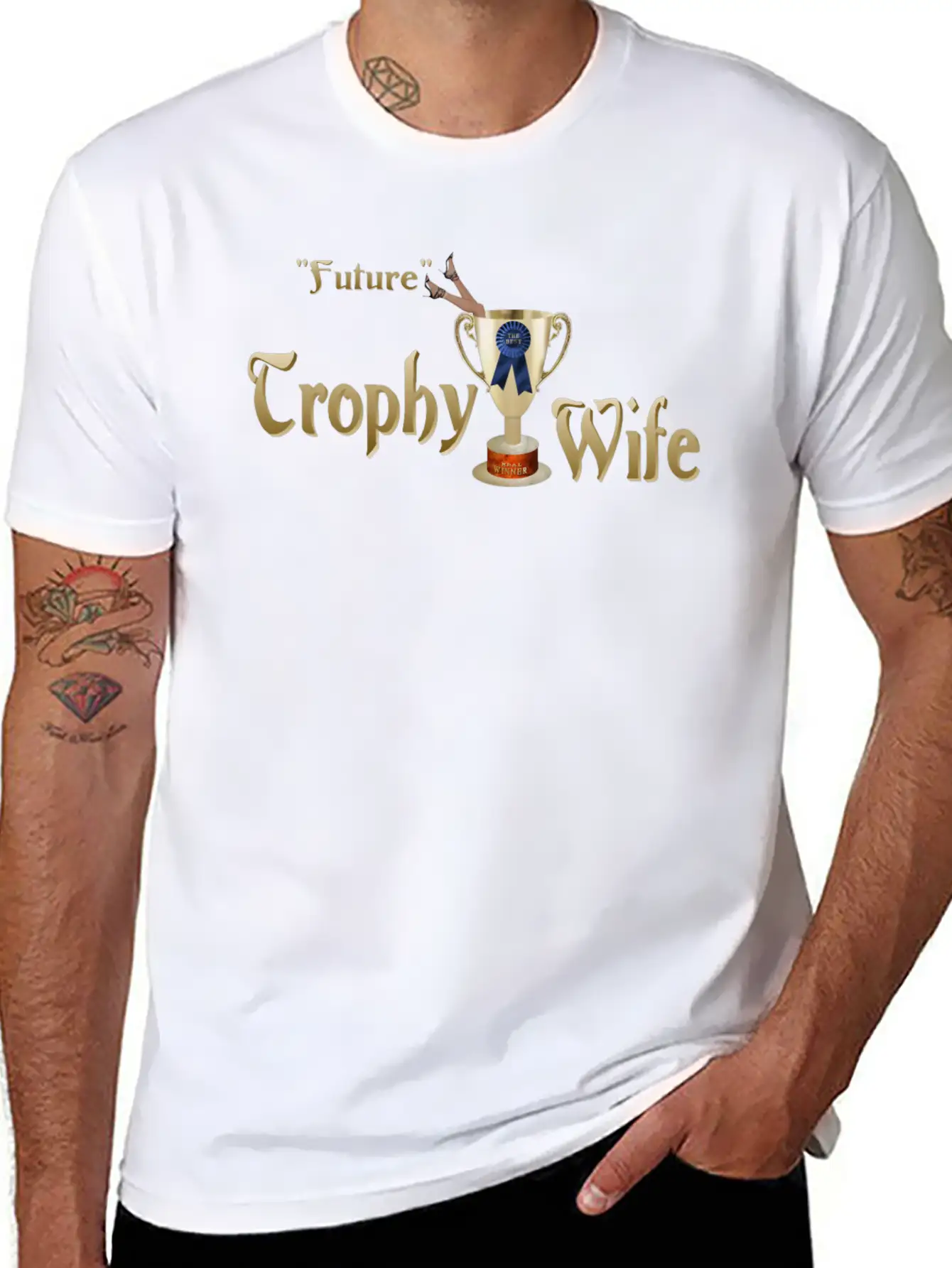 Future Trophy Wife Basic Graphic T-Shirt ¨C Daily Comfort In Soft Cotton