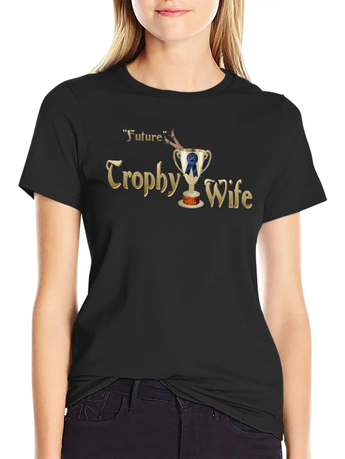 Future Trophy Wife Basic Graphic T-Shirt ¨C Daily Comfort In Soft Cotton